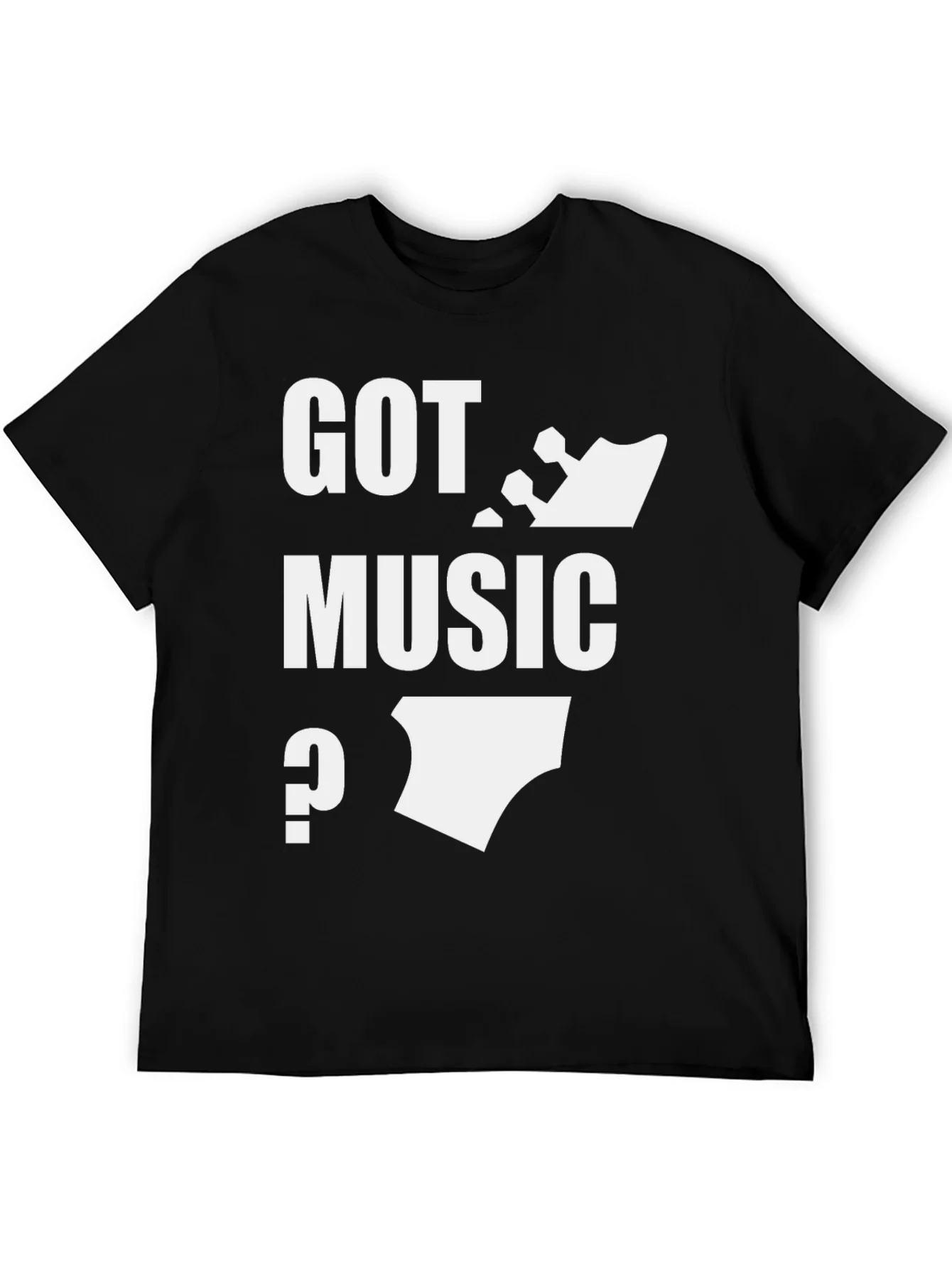 Rebbecca Got Music? Black T-Shirt Graphic Tee