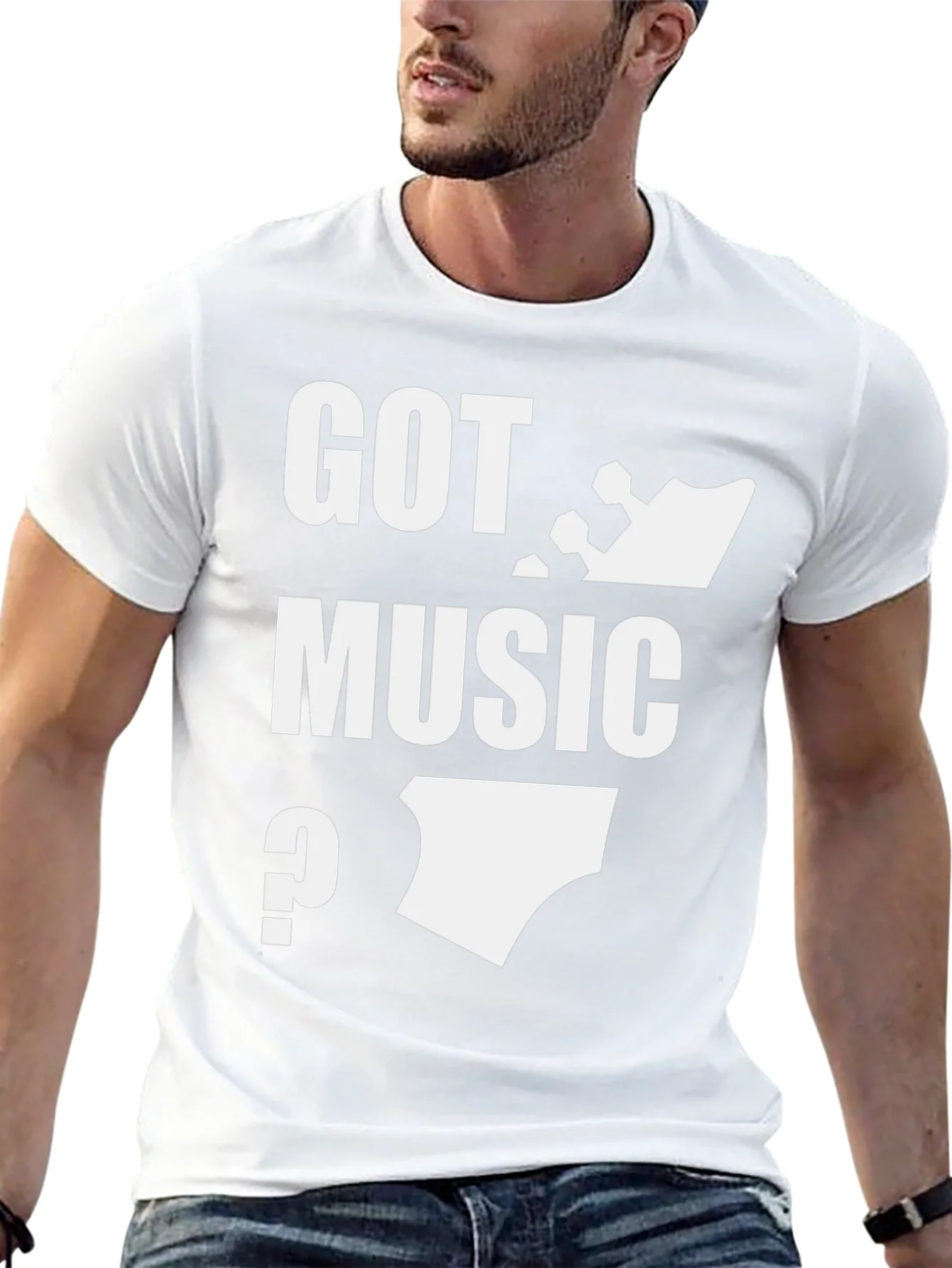 Rebbecca Got Music? Black T-Shirt Graphic Tee