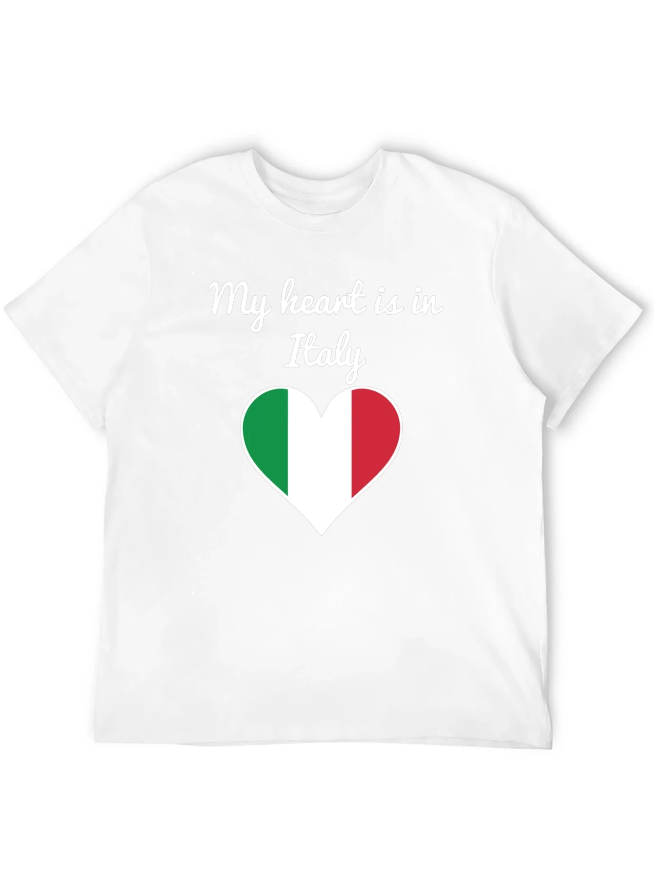 Rebbecca Italy Heart Flag Graphic T-Shirt