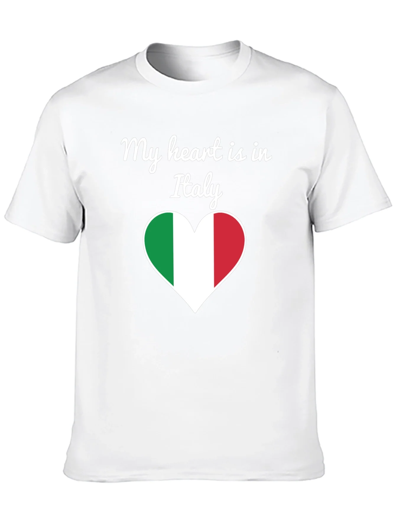 Rebbecca Italy Heart Flag Graphic T-Shirt
