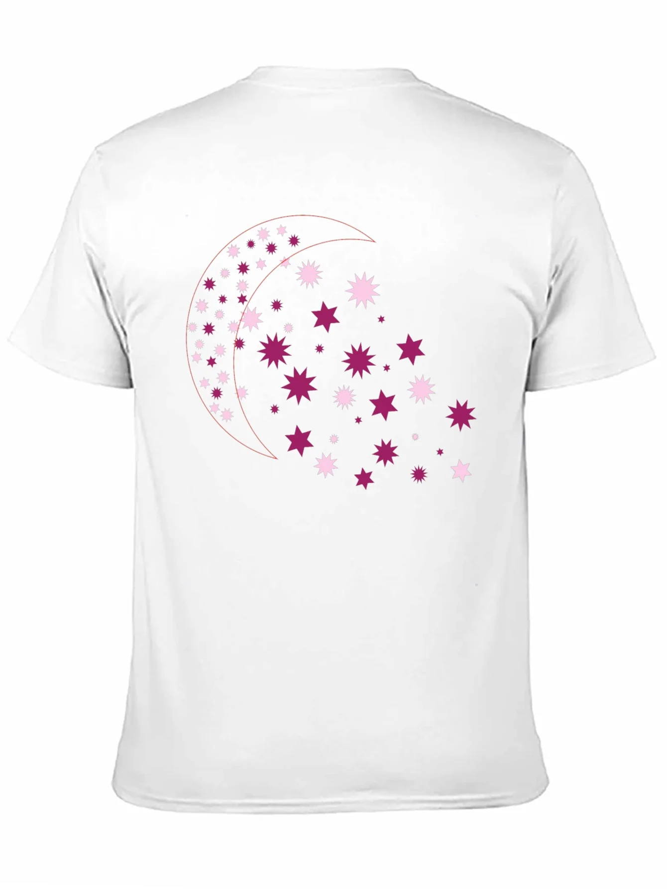 Rebbecca Celestial Star Moon Graphic Tee - Black