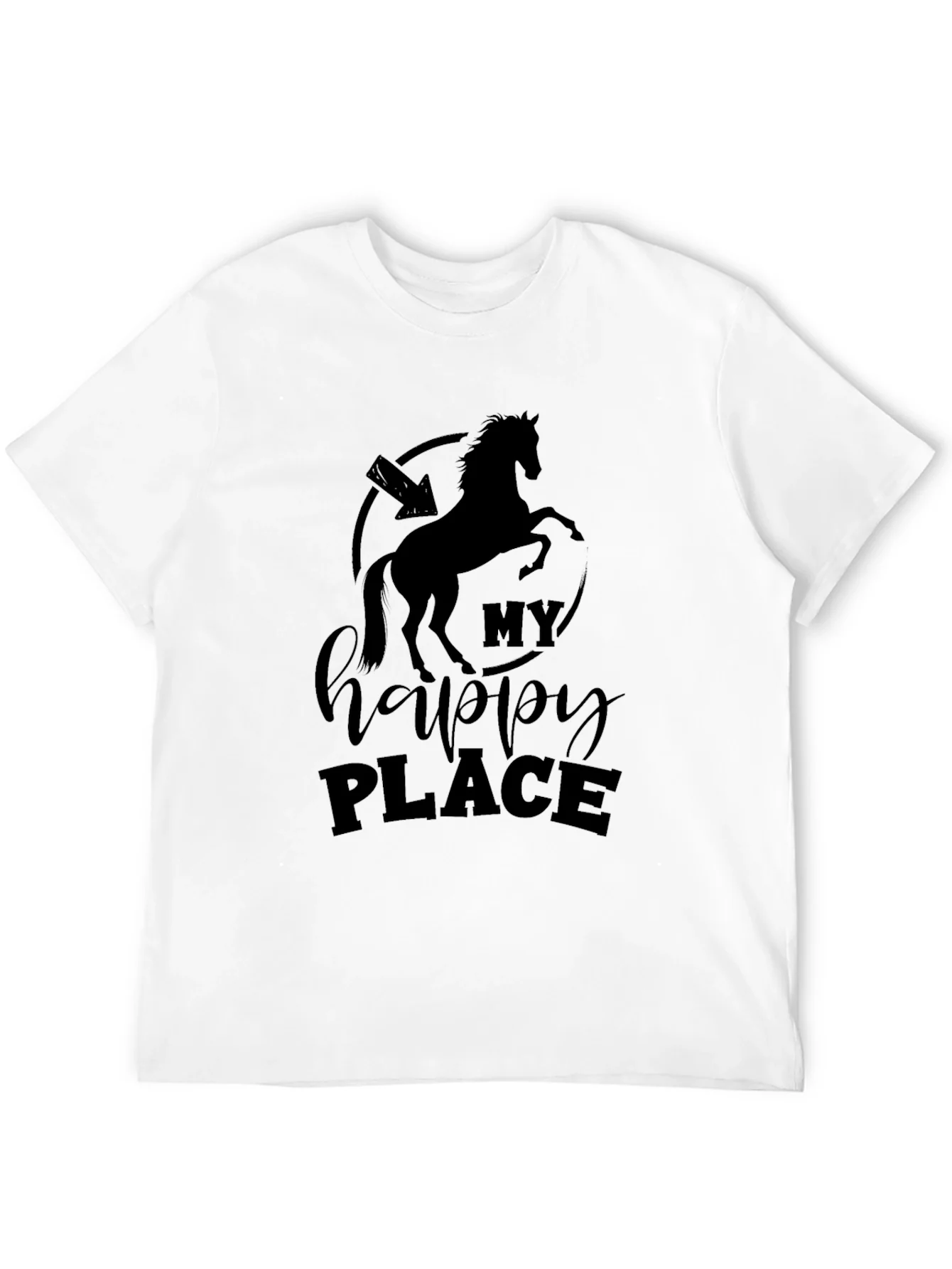 Rebbecca My Happy Place Horse Graphic Tee