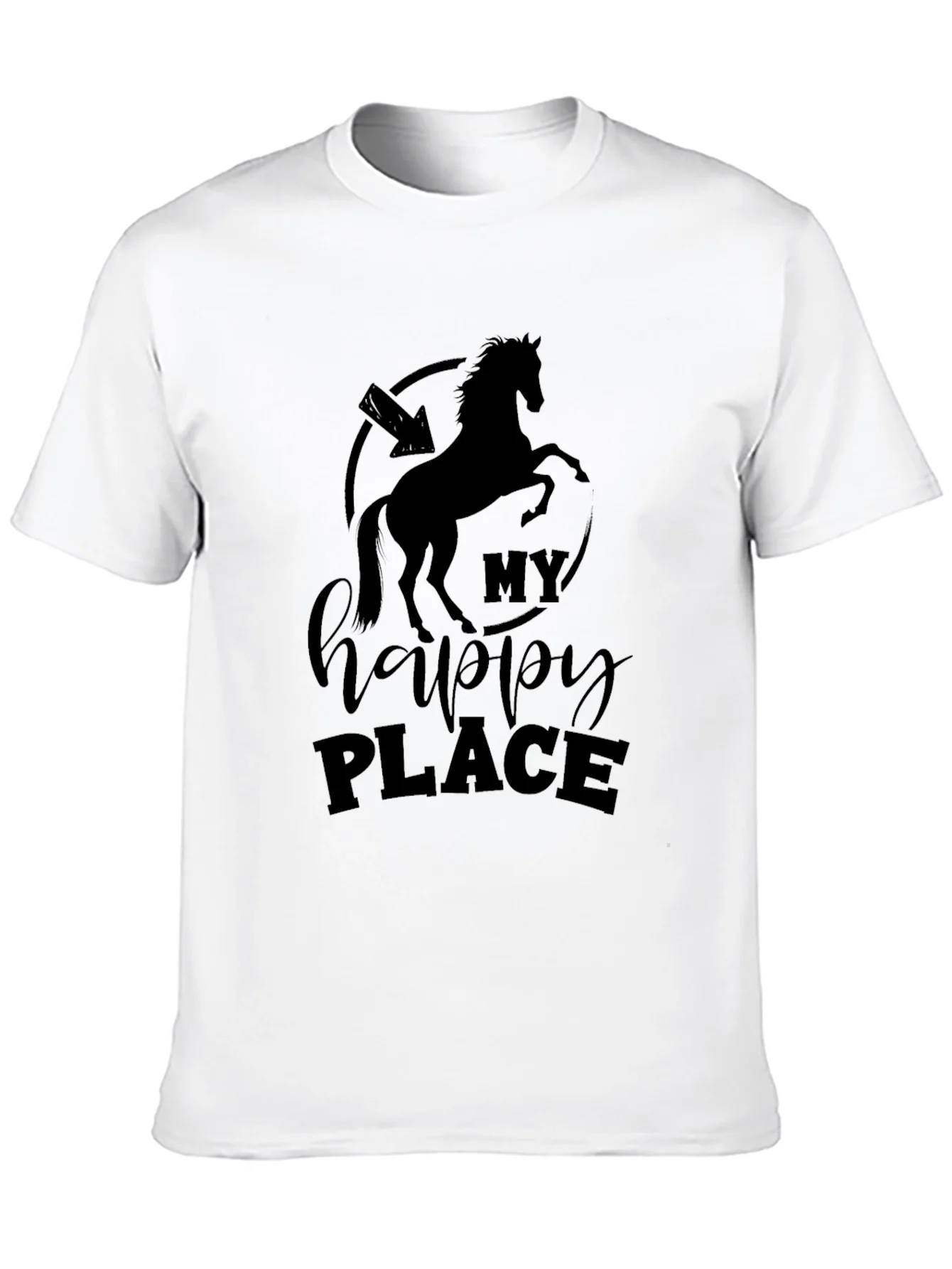 Rebbecca My Happy Place Horse Graphic Tee