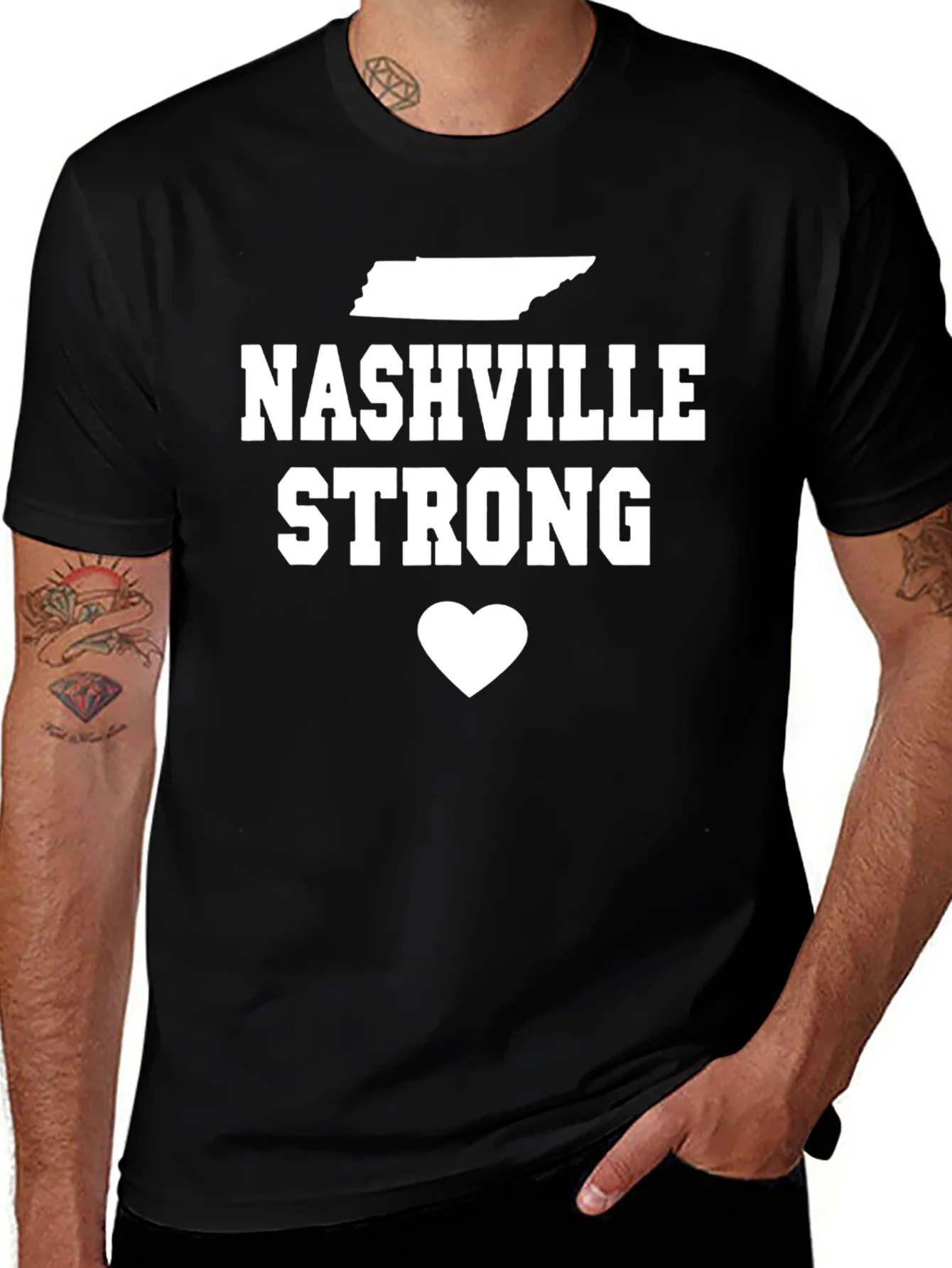 Camiseta Nashville Strong - Apoyo y Unidad