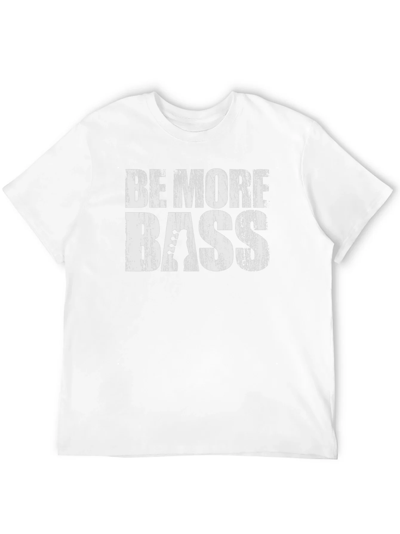 Camiseta Negra Be More Bass para M¨²sicos