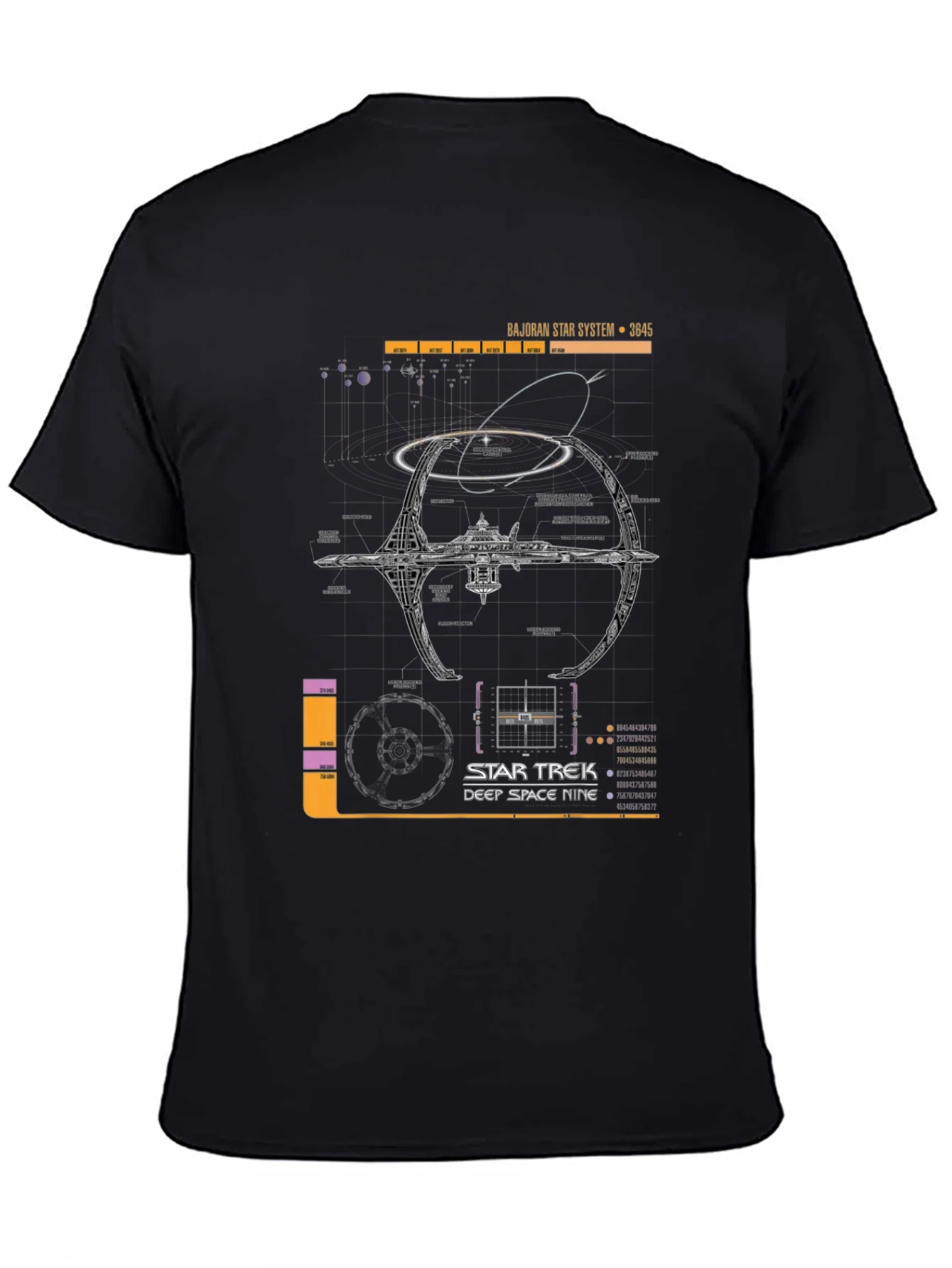 Rebbecca Star Trek Deep Space Nine Schematic T-Shirt