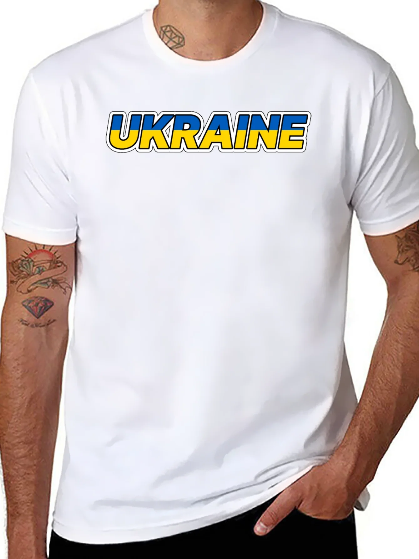Rebbecca Ukraine Pride T-Shirt - Black Unisex Tee