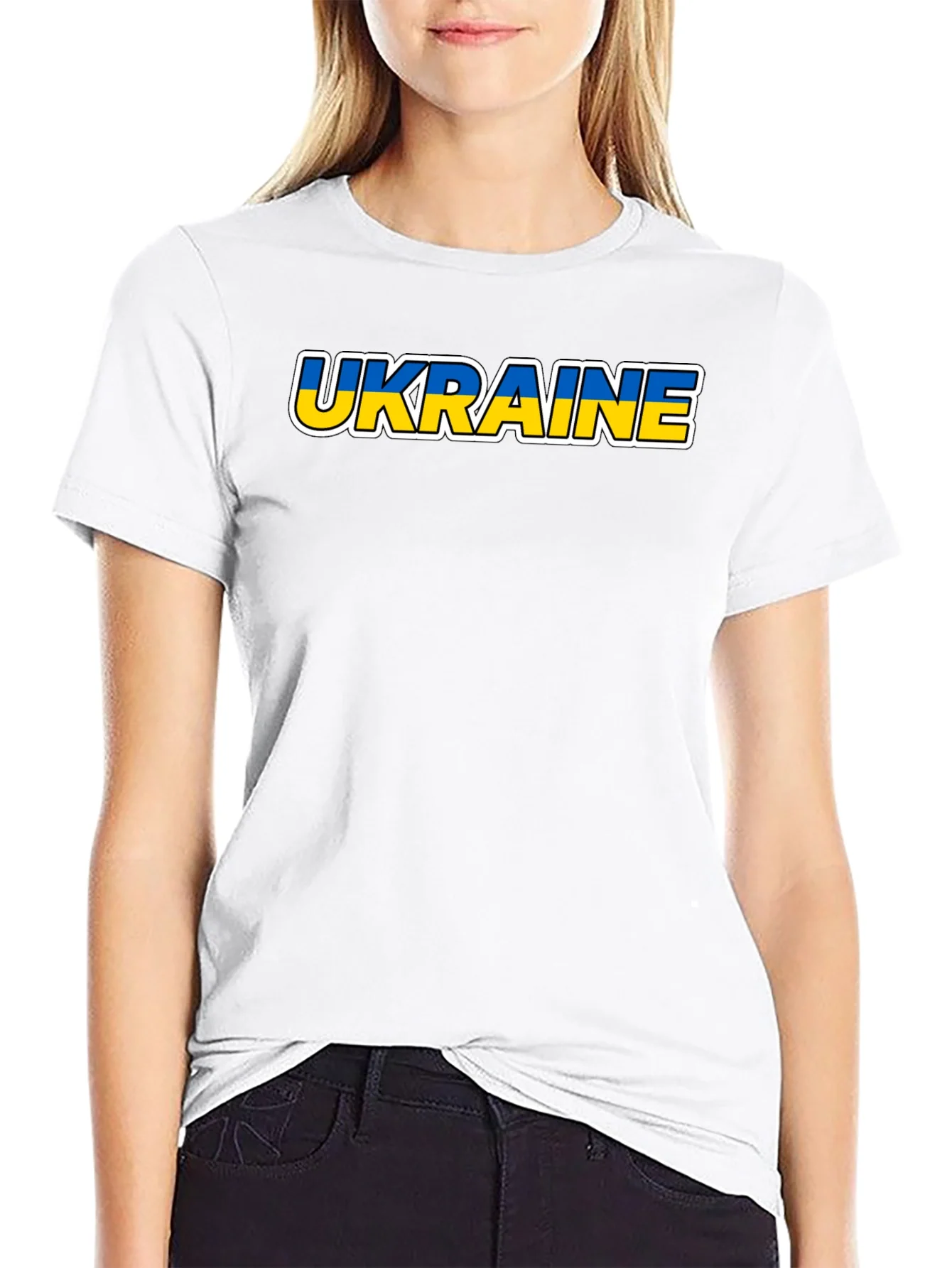 Rebbecca Ukraine Pride T-Shirt - Black Unisex Tee