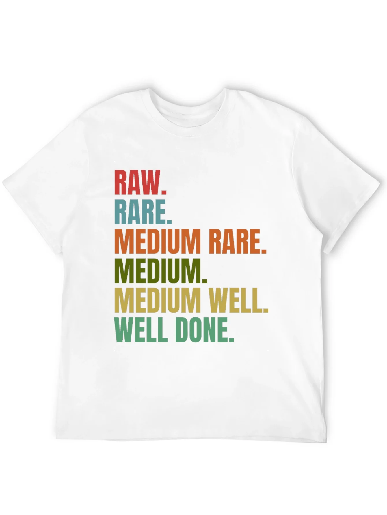 Rebbecca Steak Doneness T-Shirt - Funny Grilling Tee