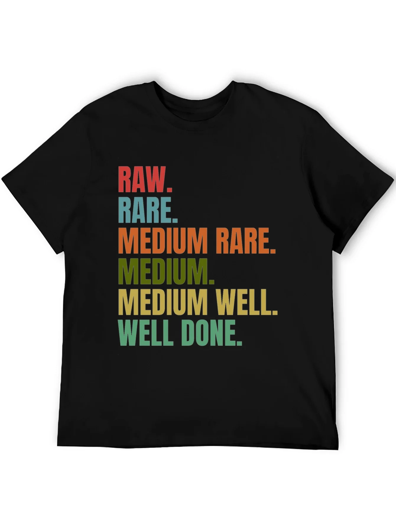 Rebbecca Steak Doneness T-Shirt - Funny Grilling Tee