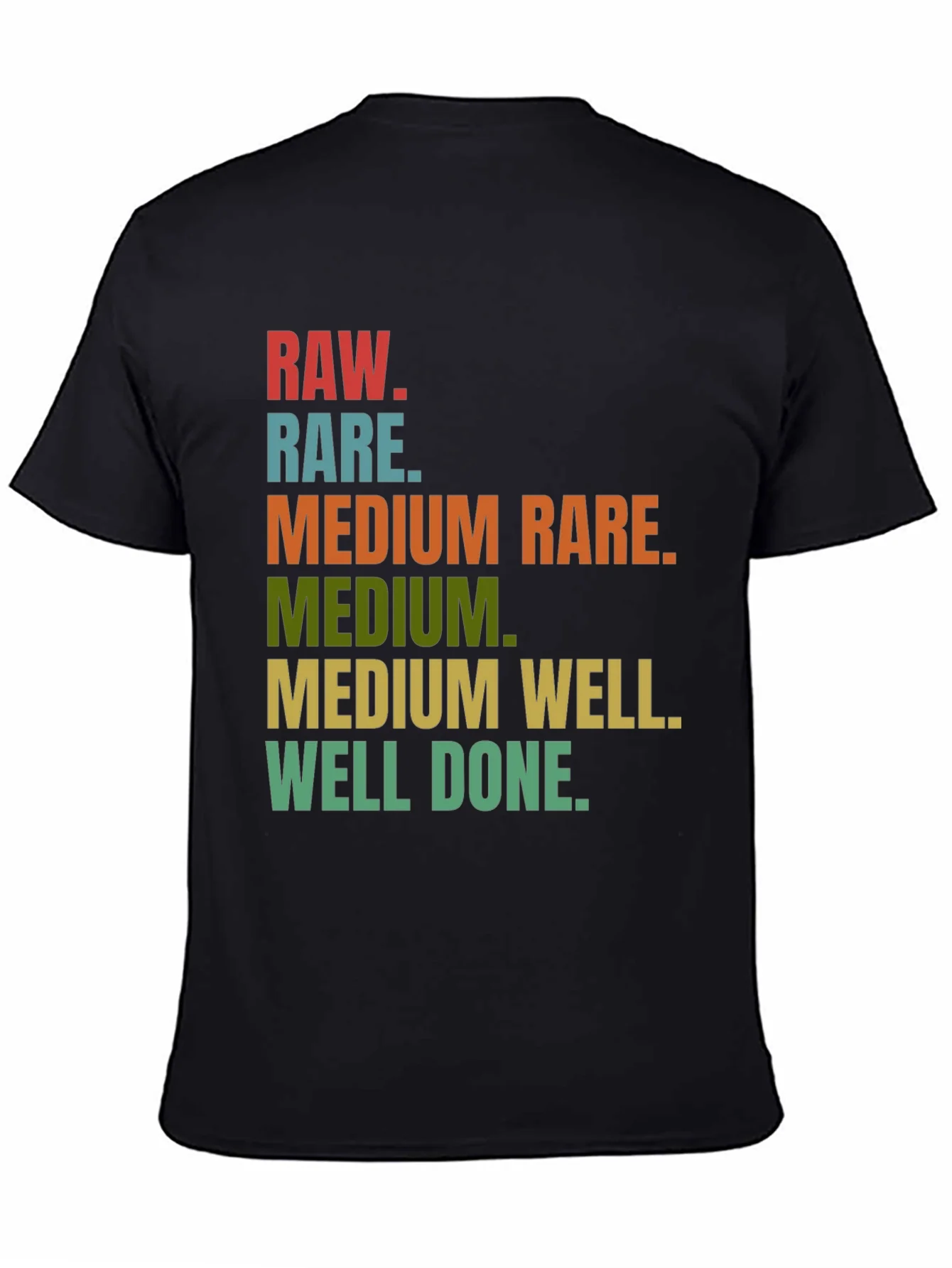 Rebbecca Steak Doneness T-Shirt - Funny Grilling Tee