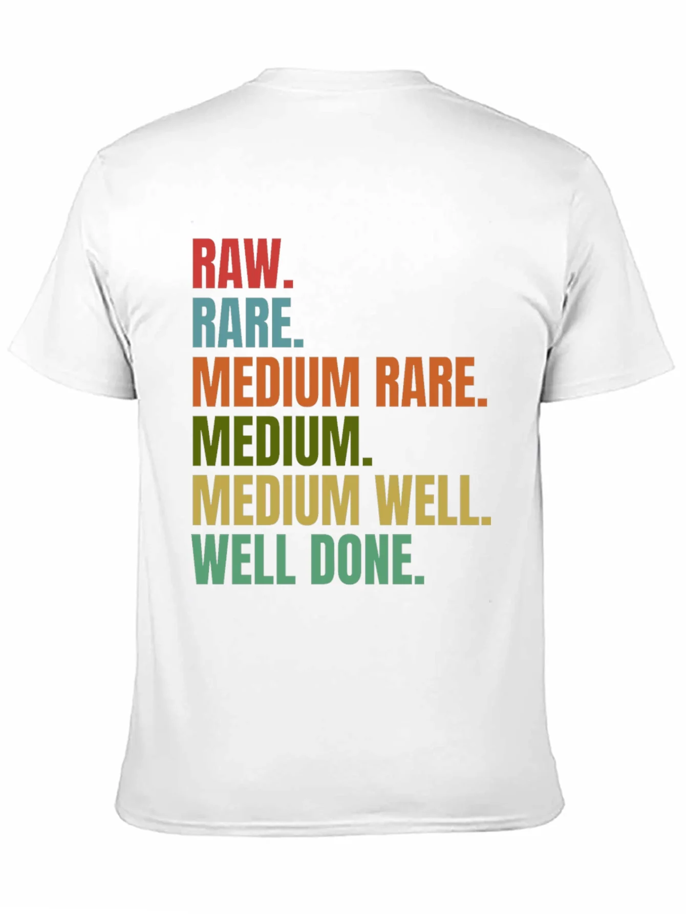 Rebbecca Steak Doneness T-Shirt - Funny Grilling Tee