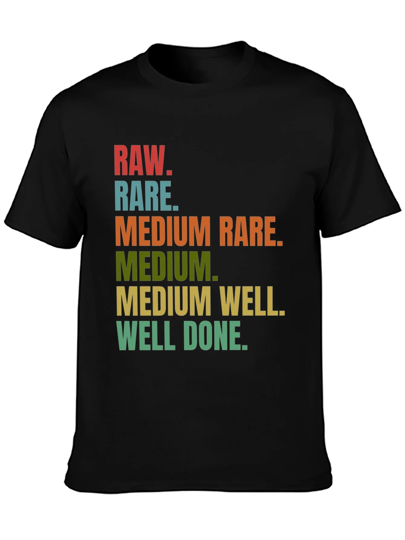 Rebbecca Steak Doneness T-Shirt - Funny Grilling Tee