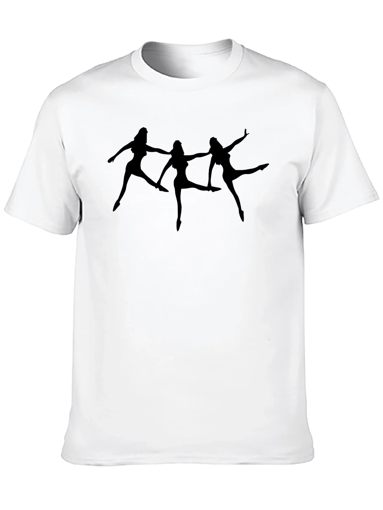 Rebbecca Silhouette Dance Crew Graphic Tee - Black