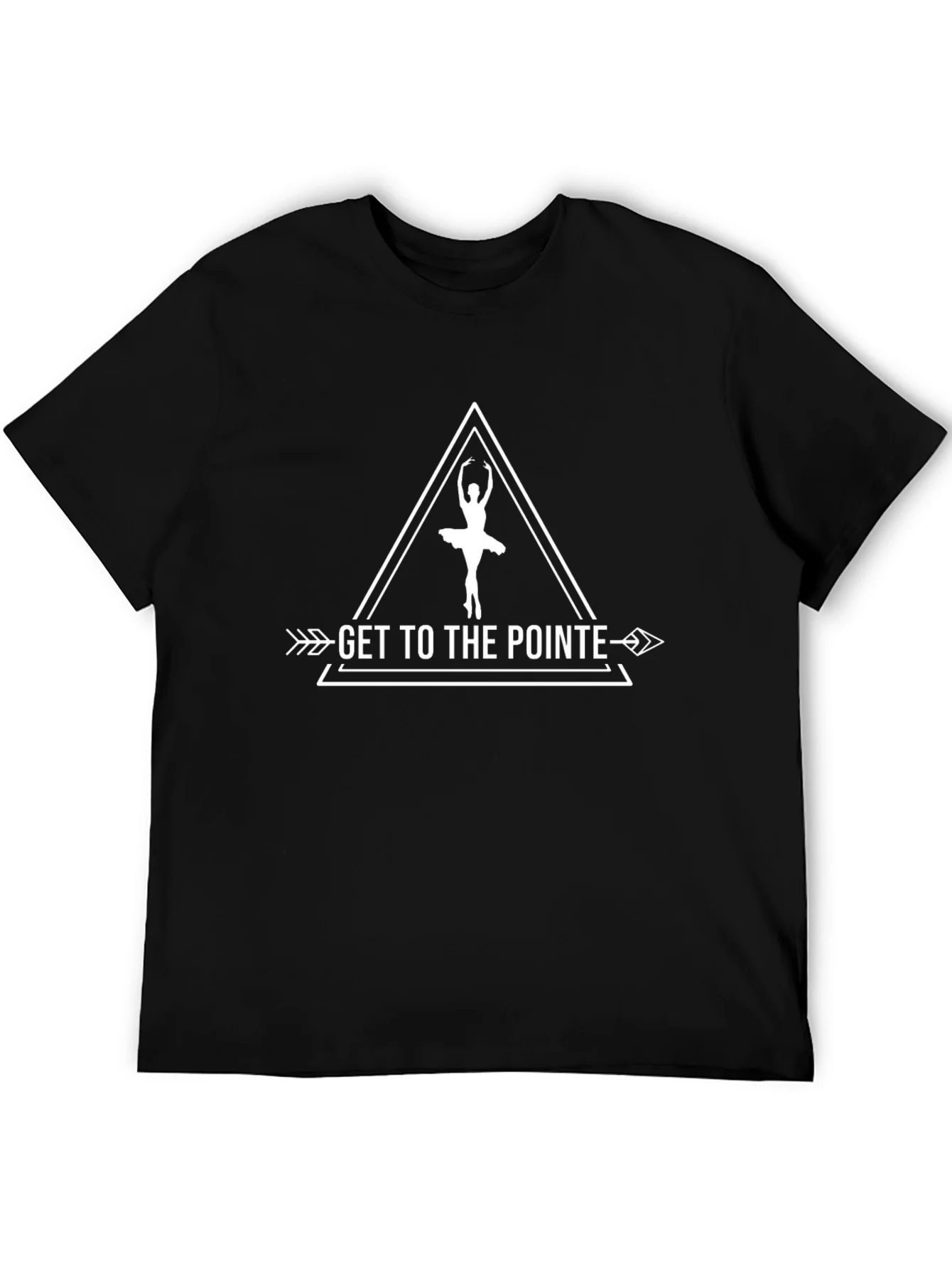 Camiseta Negra Ballet Get to the Pointe