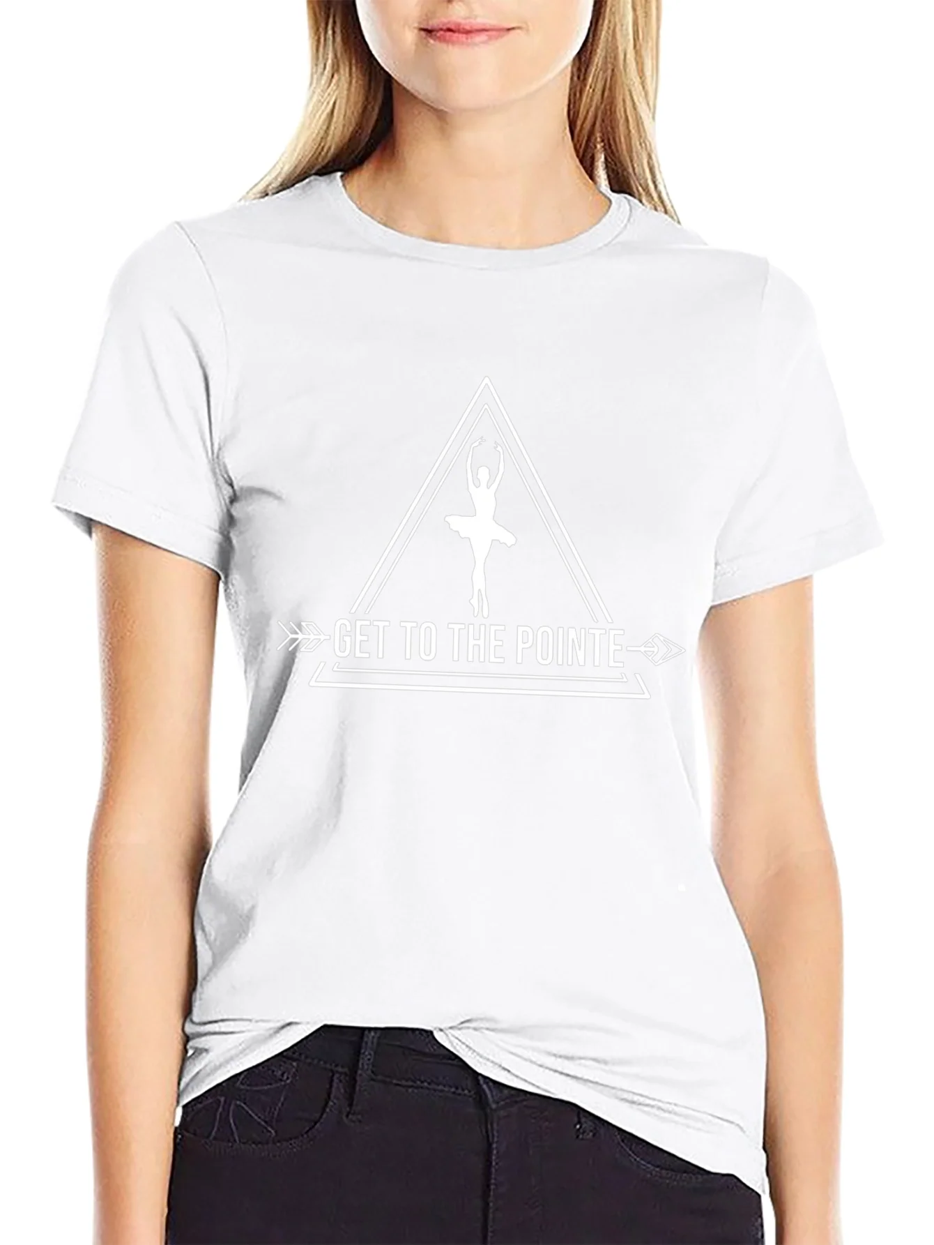 Camiseta Negra Ballet Get to the Pointe