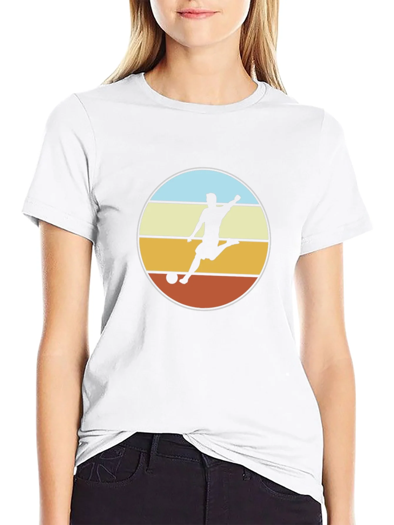 Rebbecca Retro Soccer T-Shirt - Classic Style