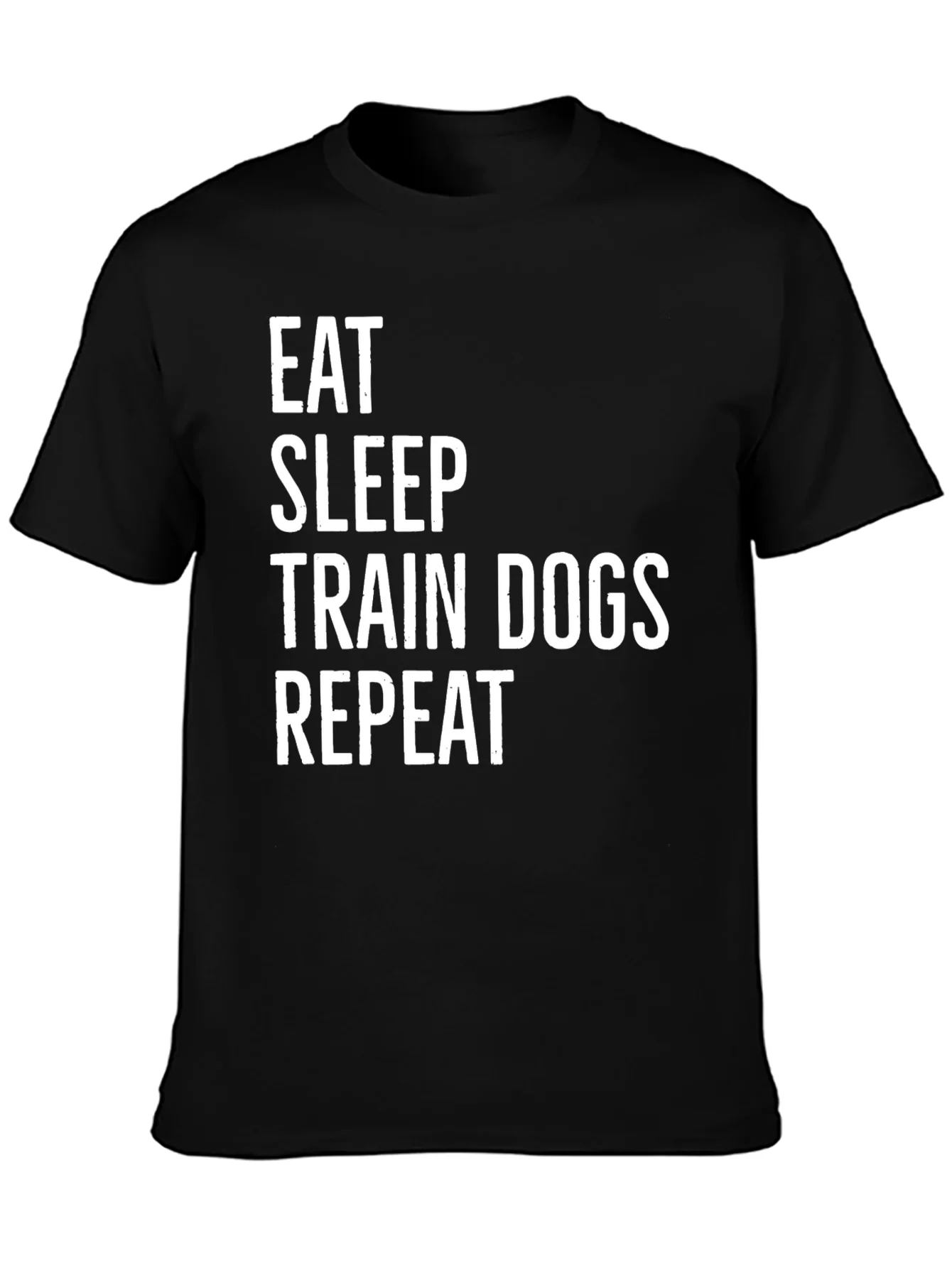 Rebbecca Eat Sleep Train Dogs Repeat T-Shirt