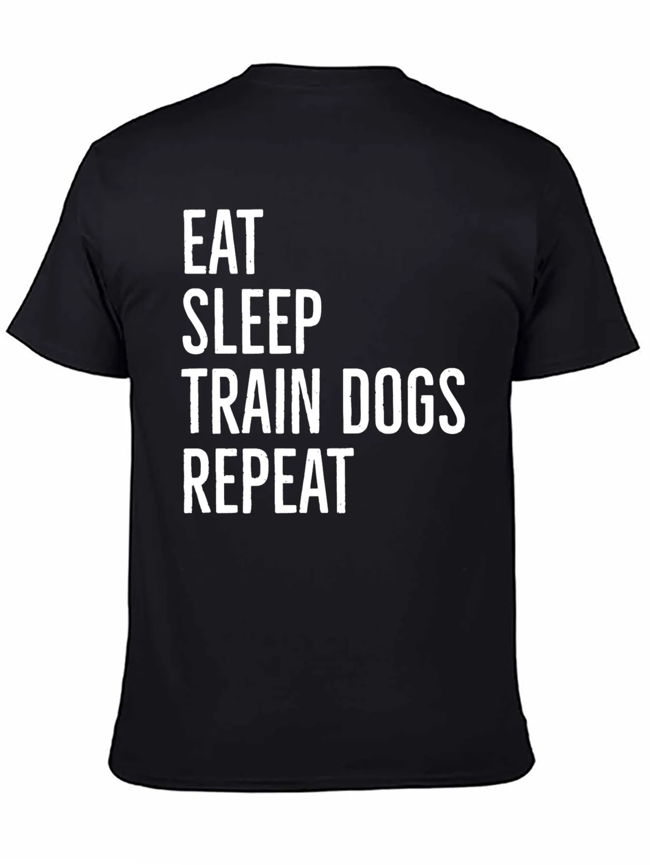 Rebbecca Eat Sleep Train Dogs Repeat T-Shirt
