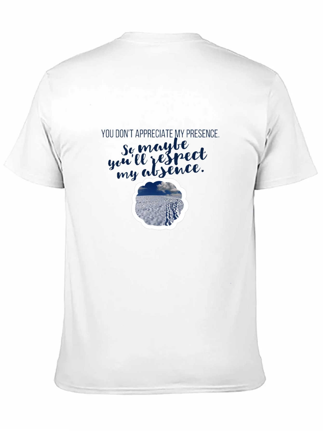 Rebbecca Presence Absence Graphic Tee - Black Casual Shirt