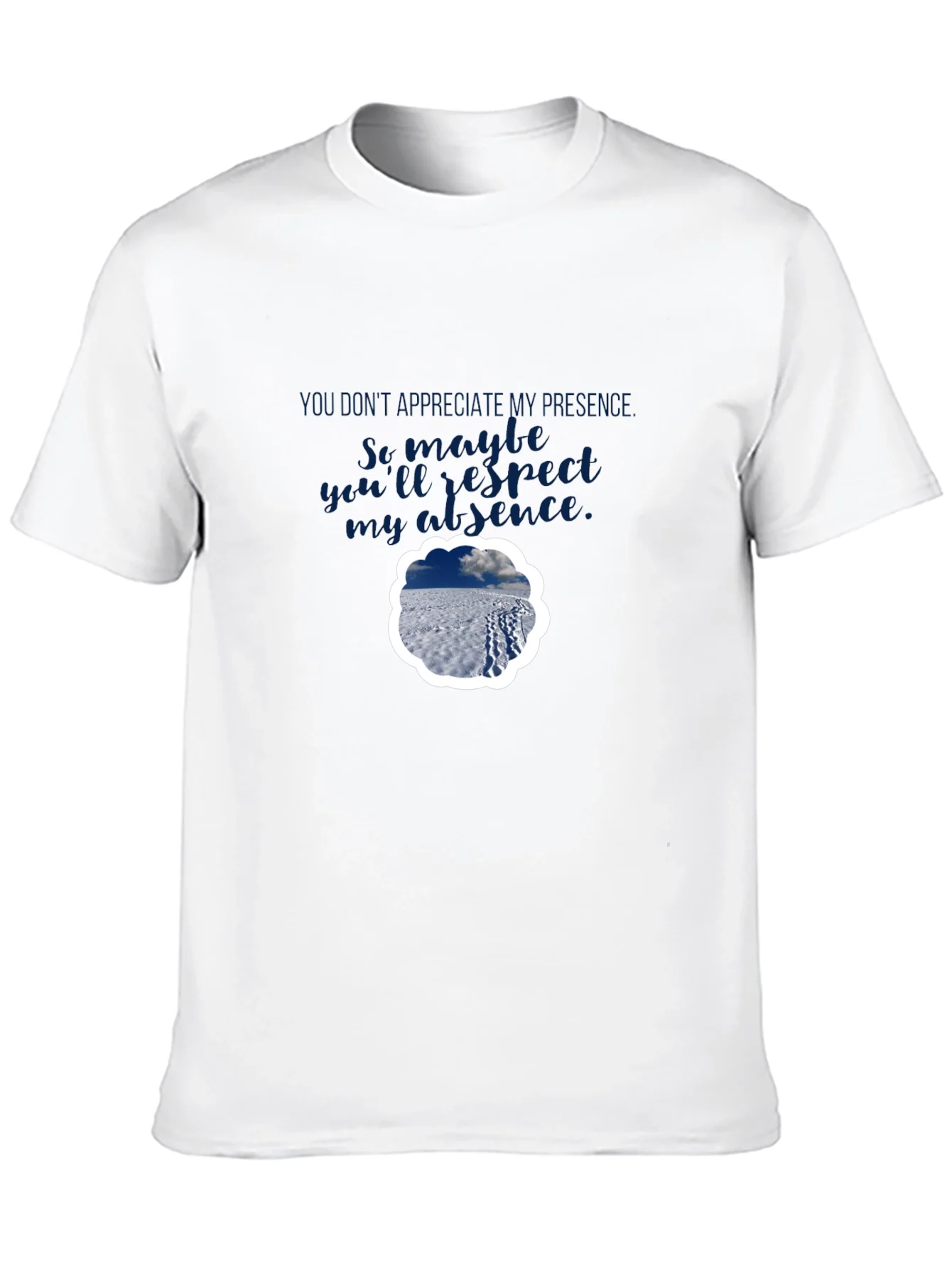Rebbecca Presence Absence Graphic Tee - Black Casual Shirt