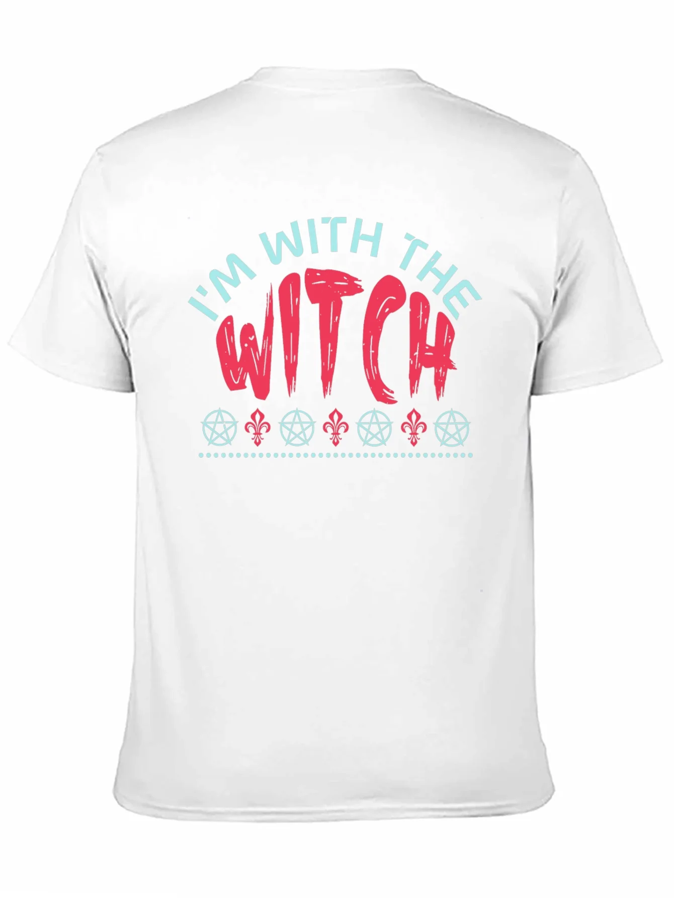 Camiseta Negra Estoy Con La Bruja Dise?o Halloween