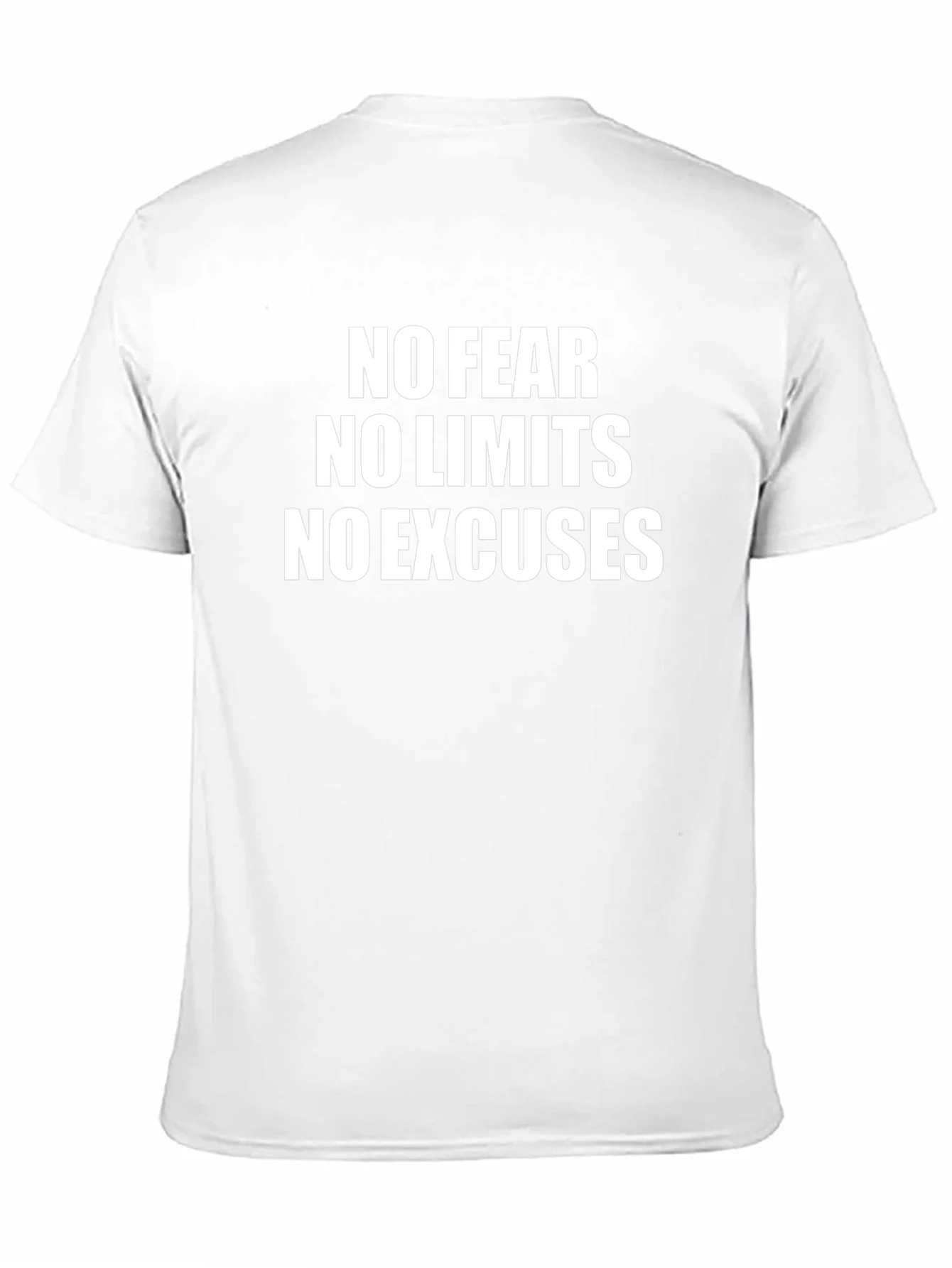 Rebbecca Motivational T-Shirt: No Fear No Limits