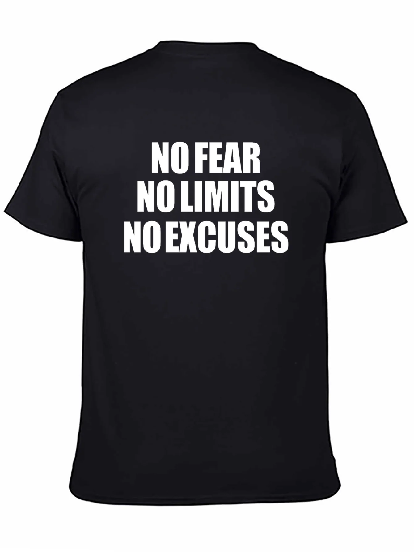 Rebbecca Motivational T-Shirt: No Fear No Limits