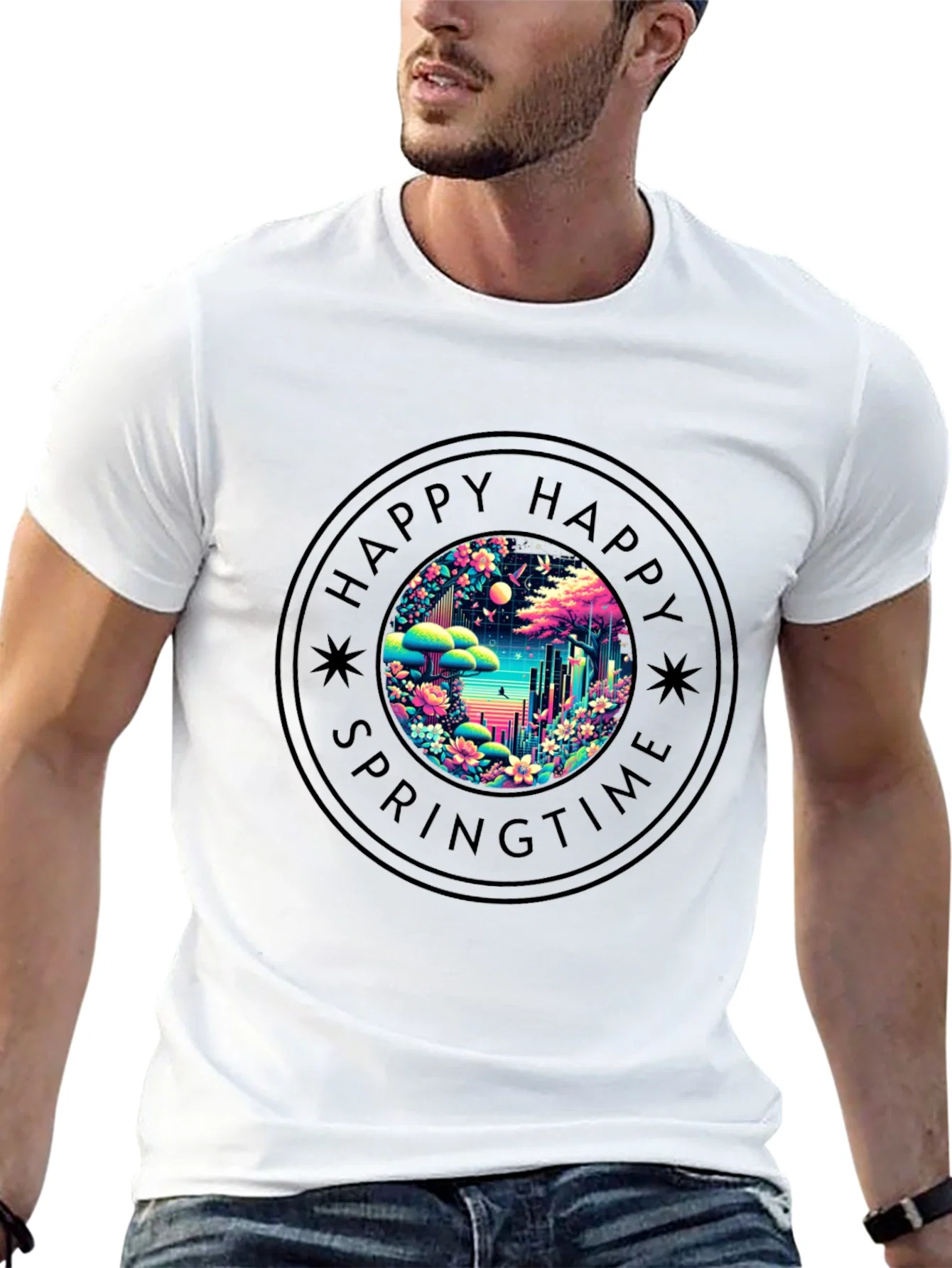 Rebbecca Happy Springtime Graphic Tee - Unisex
