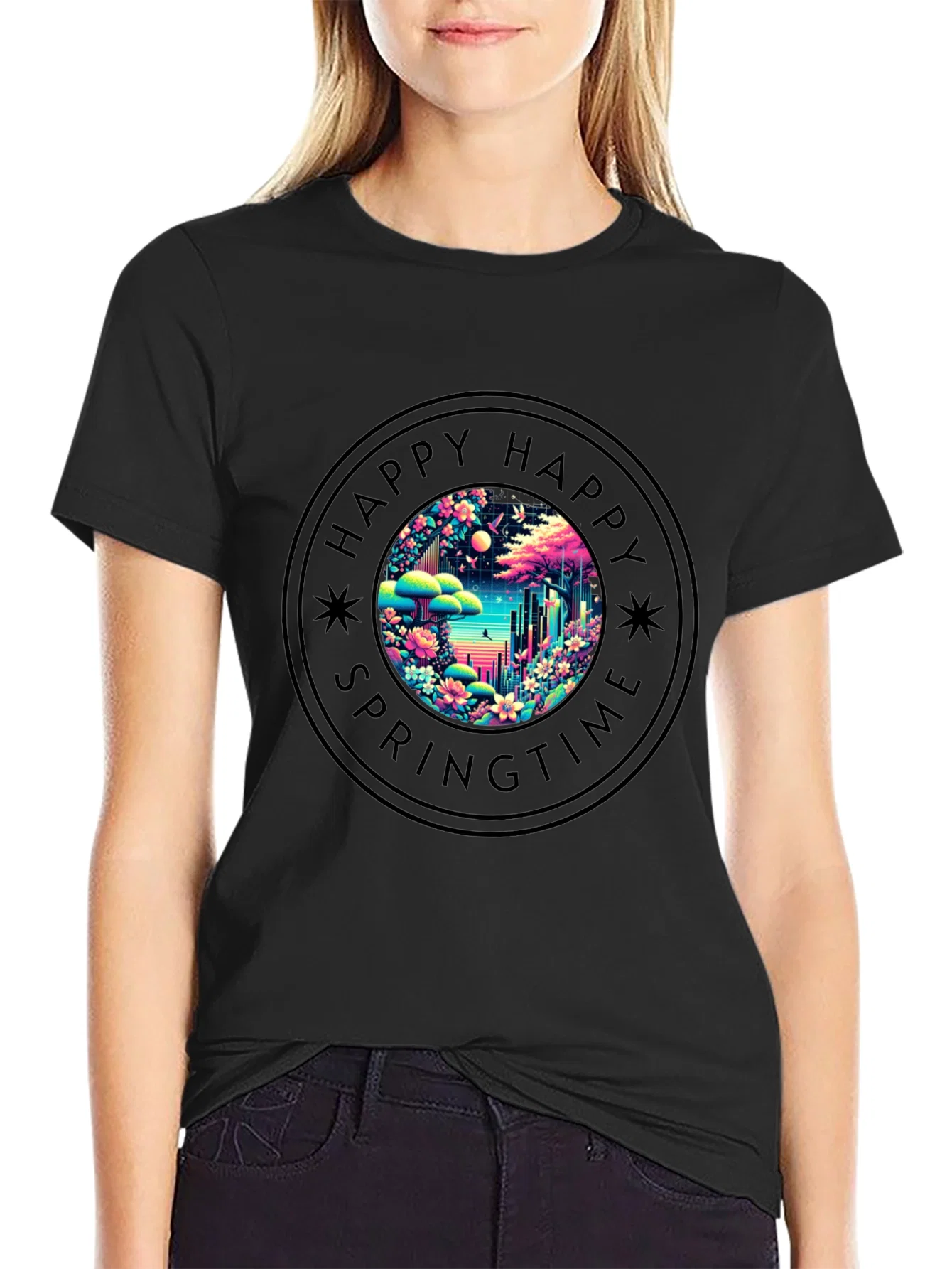 Rebbecca Happy Springtime Graphic Tee - Unisex