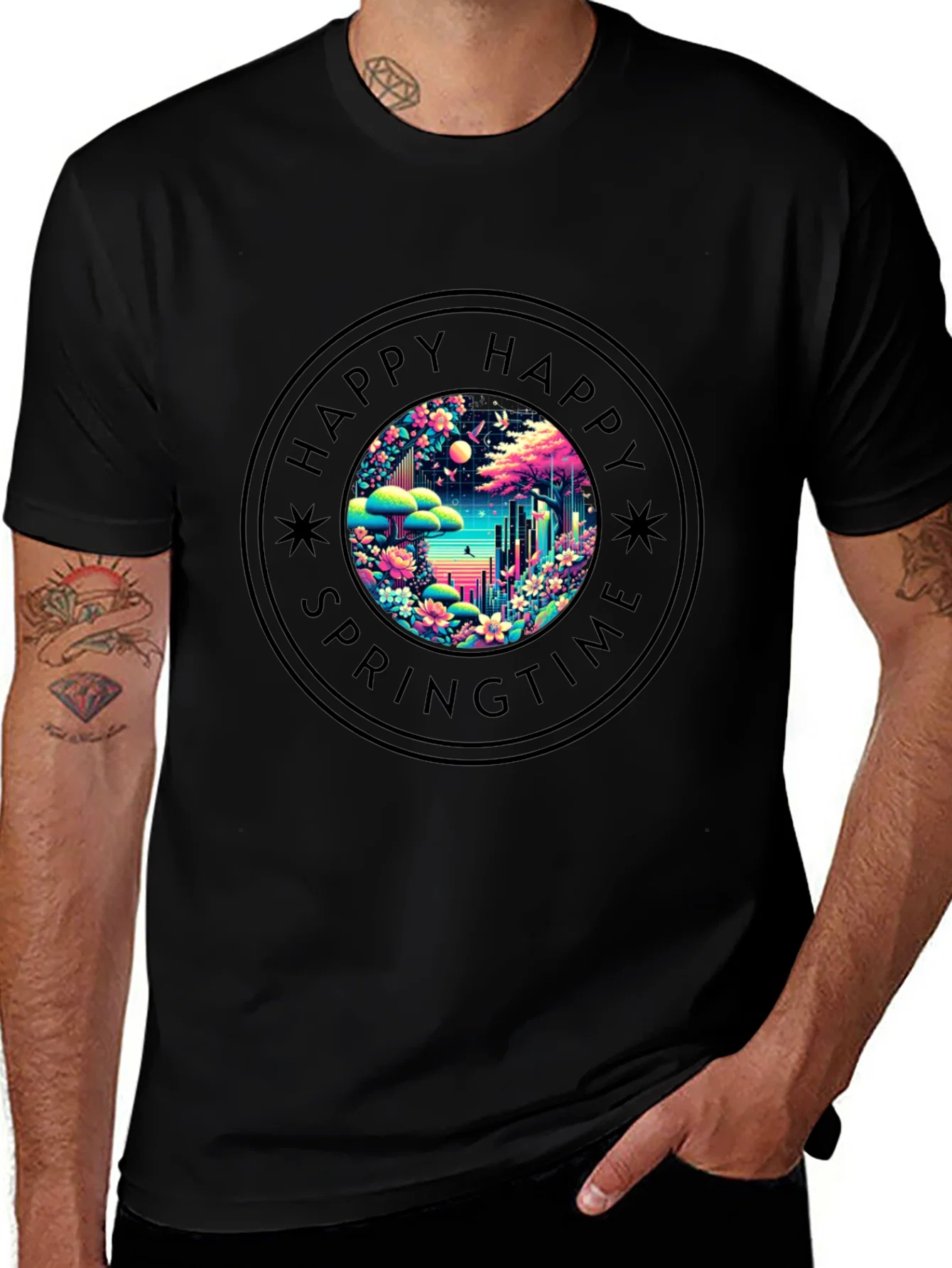 Rebbecca Happy Springtime Graphic Tee - Unisex