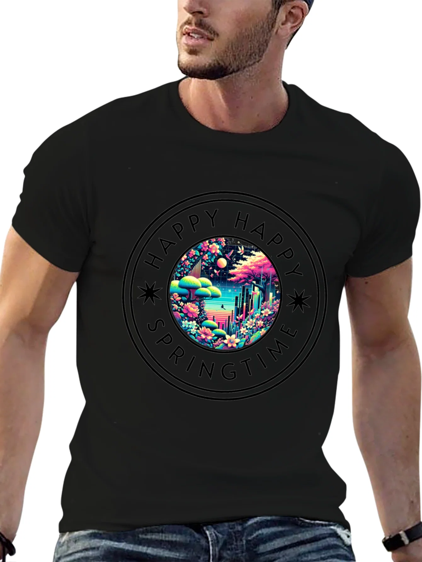 Rebbecca Happy Springtime Graphic Tee - Unisex
