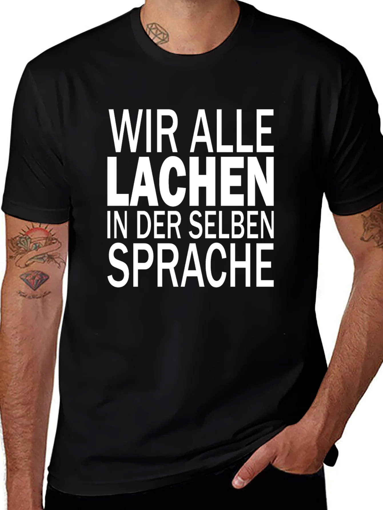 Rebbecca Laugh in the Same Language Graphic Tee