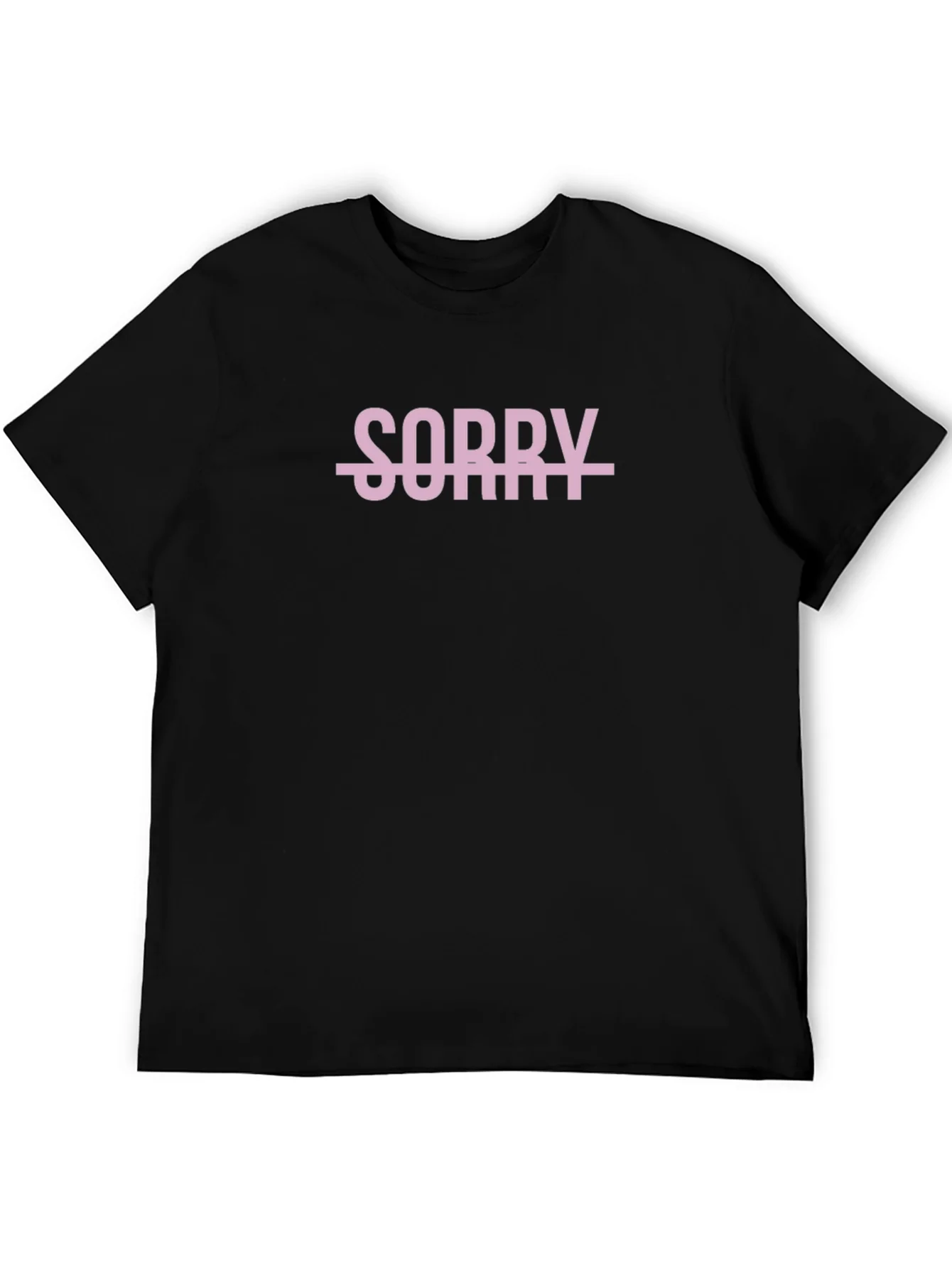 Rebbecca SORRY Statement Graphic Tee - Casual Style