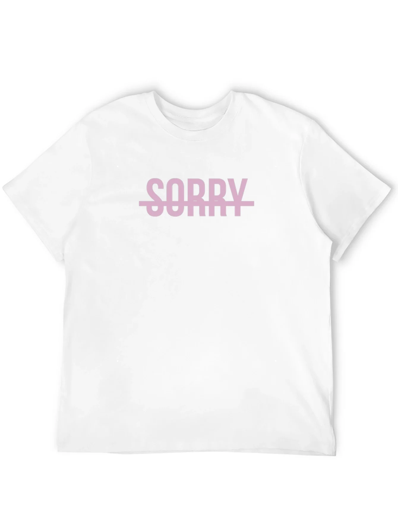 Rebbecca SORRY Statement Graphic Tee - Casual Style