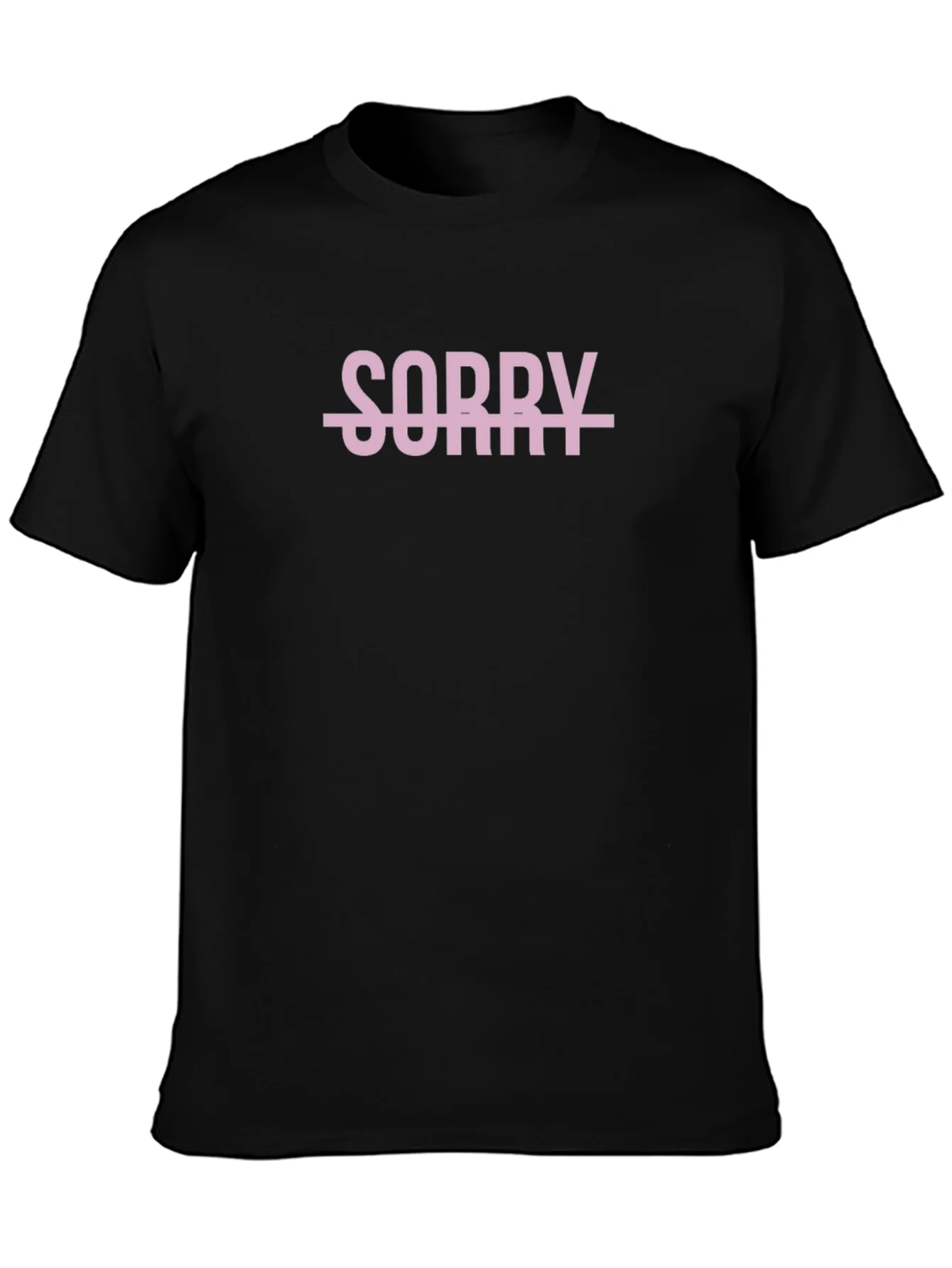 Rebbecca SORRY Statement Graphic Tee - Casual Style