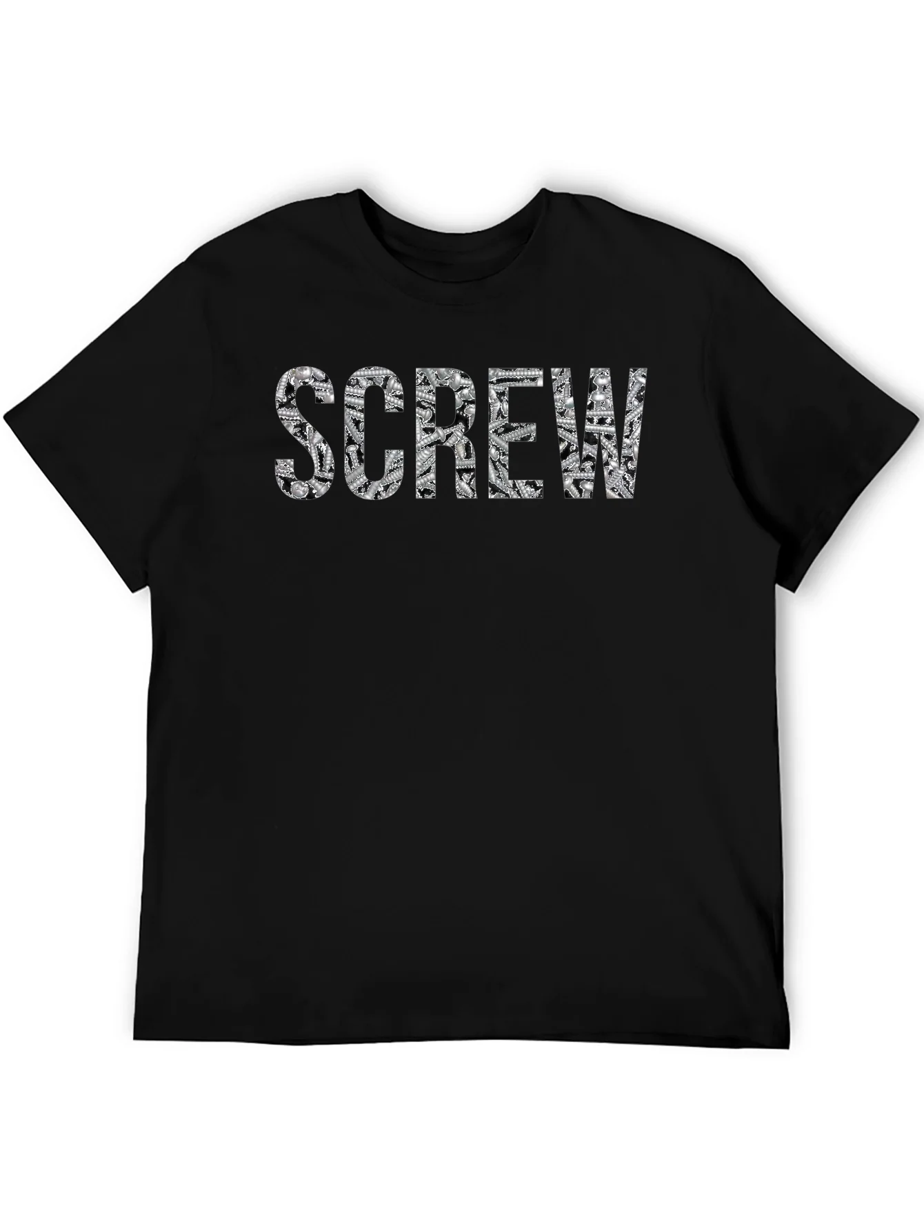 Rebbecca Screw Graphic Tee - Novelty Print Shirt