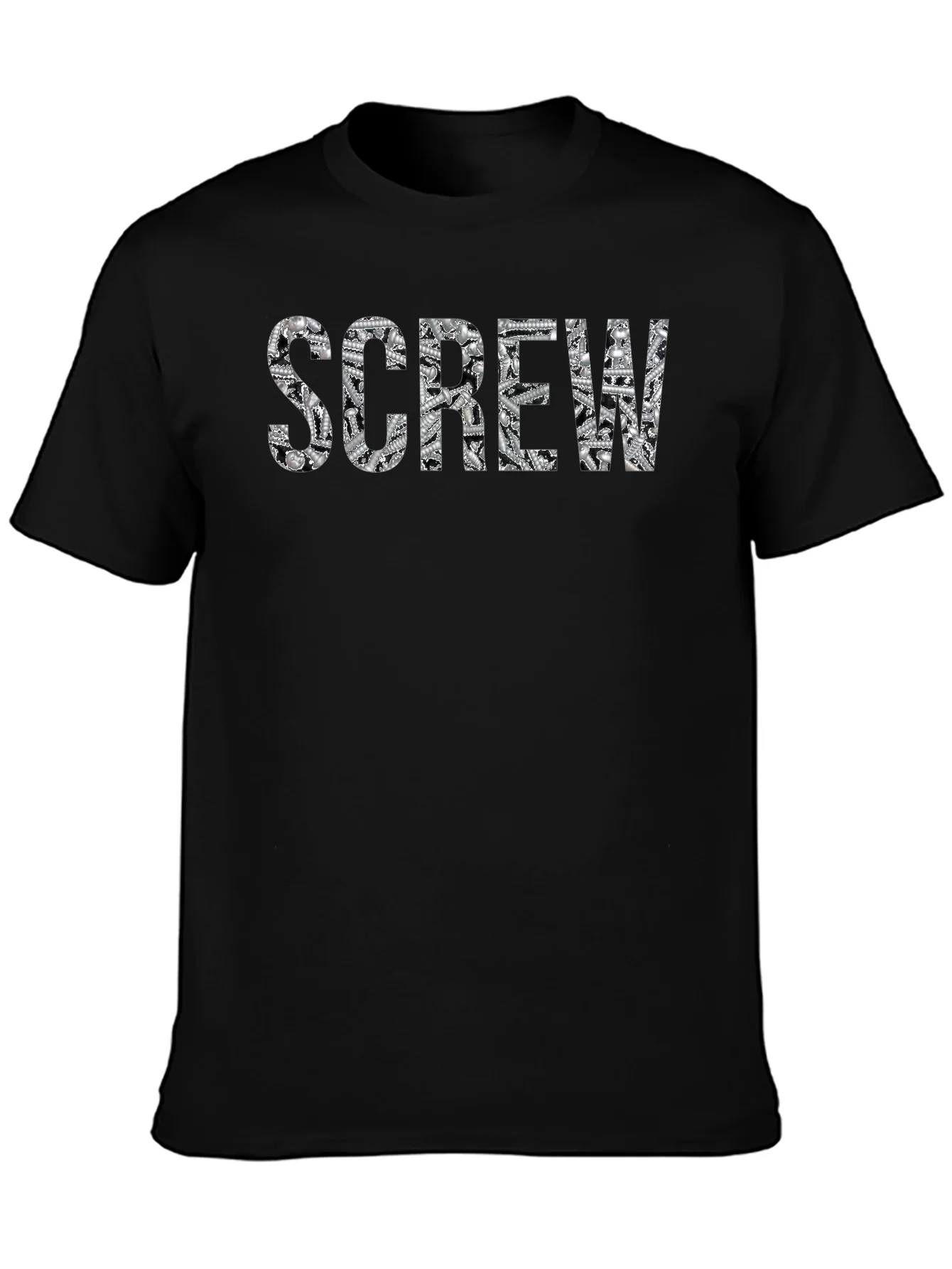 Rebbecca Screw Graphic Tee - Novelty Print Shirt