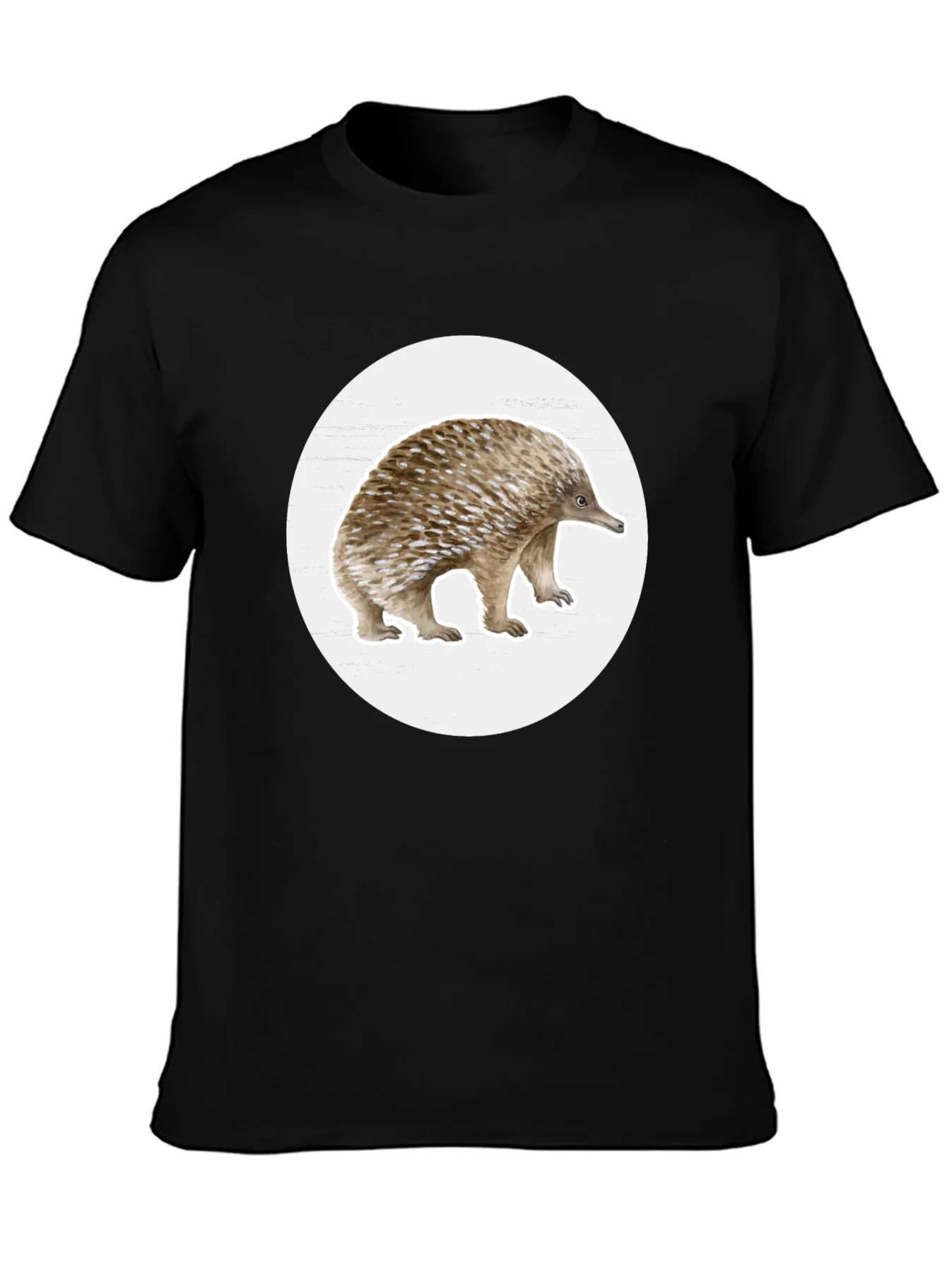 Rebbecca Echidna Graphic T-Shirt - Black Cotton Tee