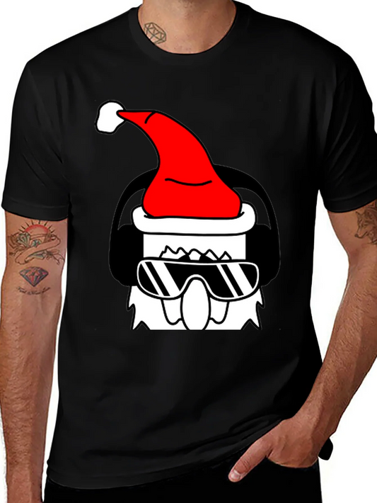 Rebbecca Cool Santa Graphic Tee - Black