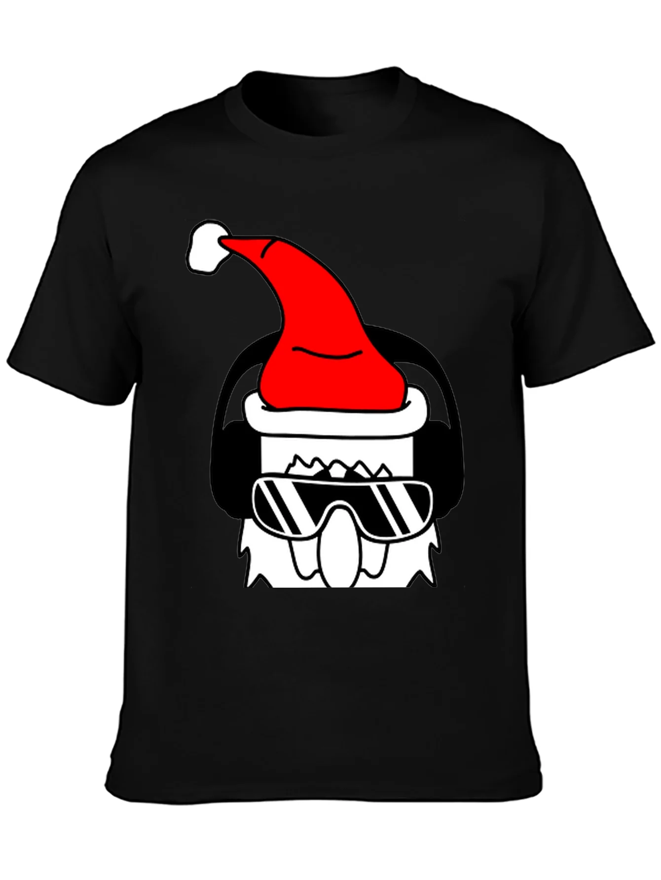 Rebbecca Cool Santa Graphic Tee - Black