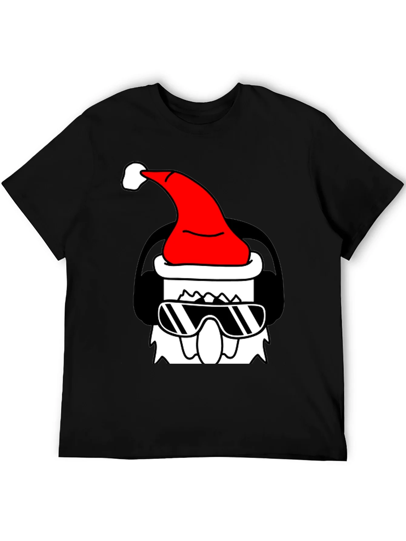 Rebbecca Cool Santa Graphic Tee - Black