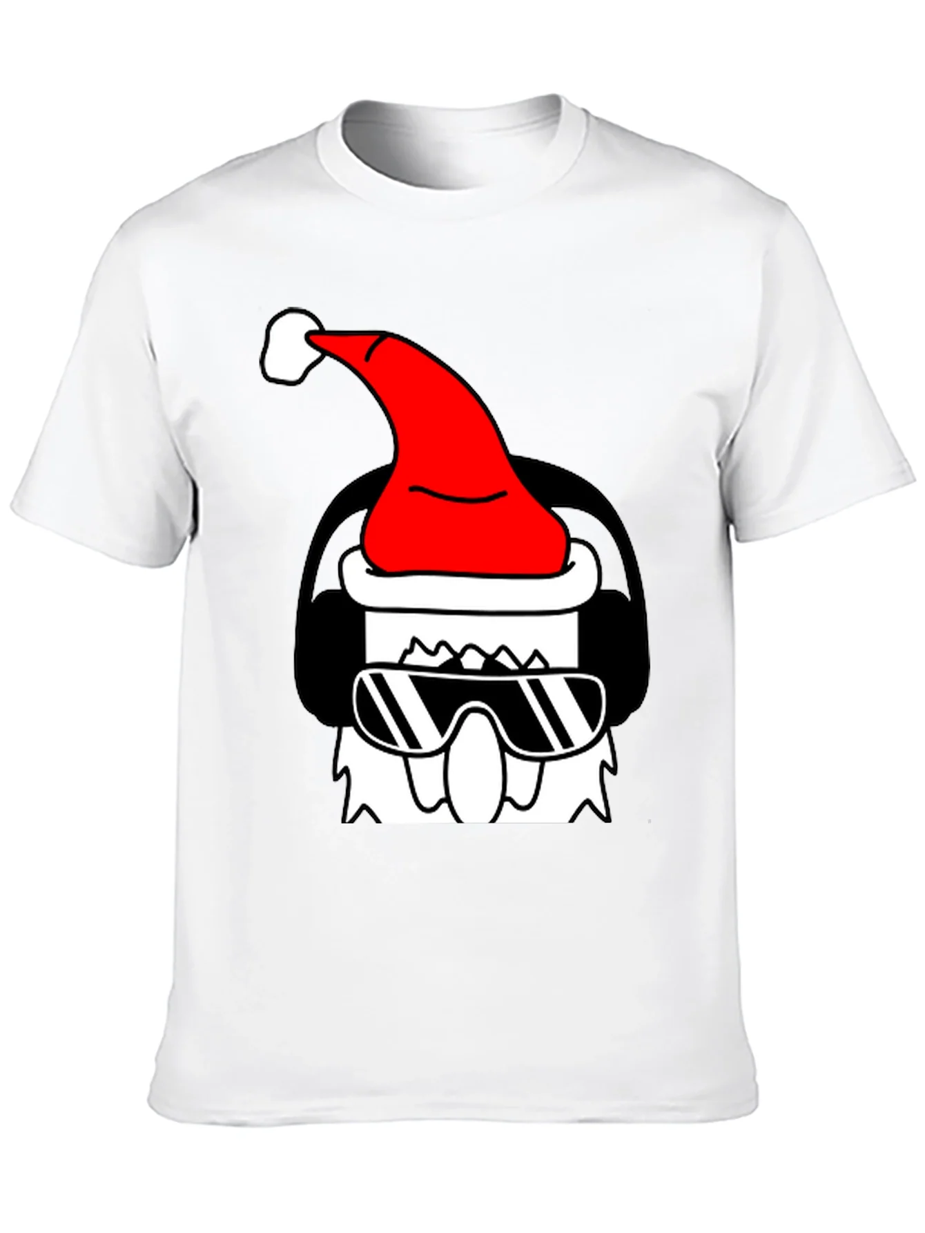 Rebbecca Cool Santa Graphic Tee - Black