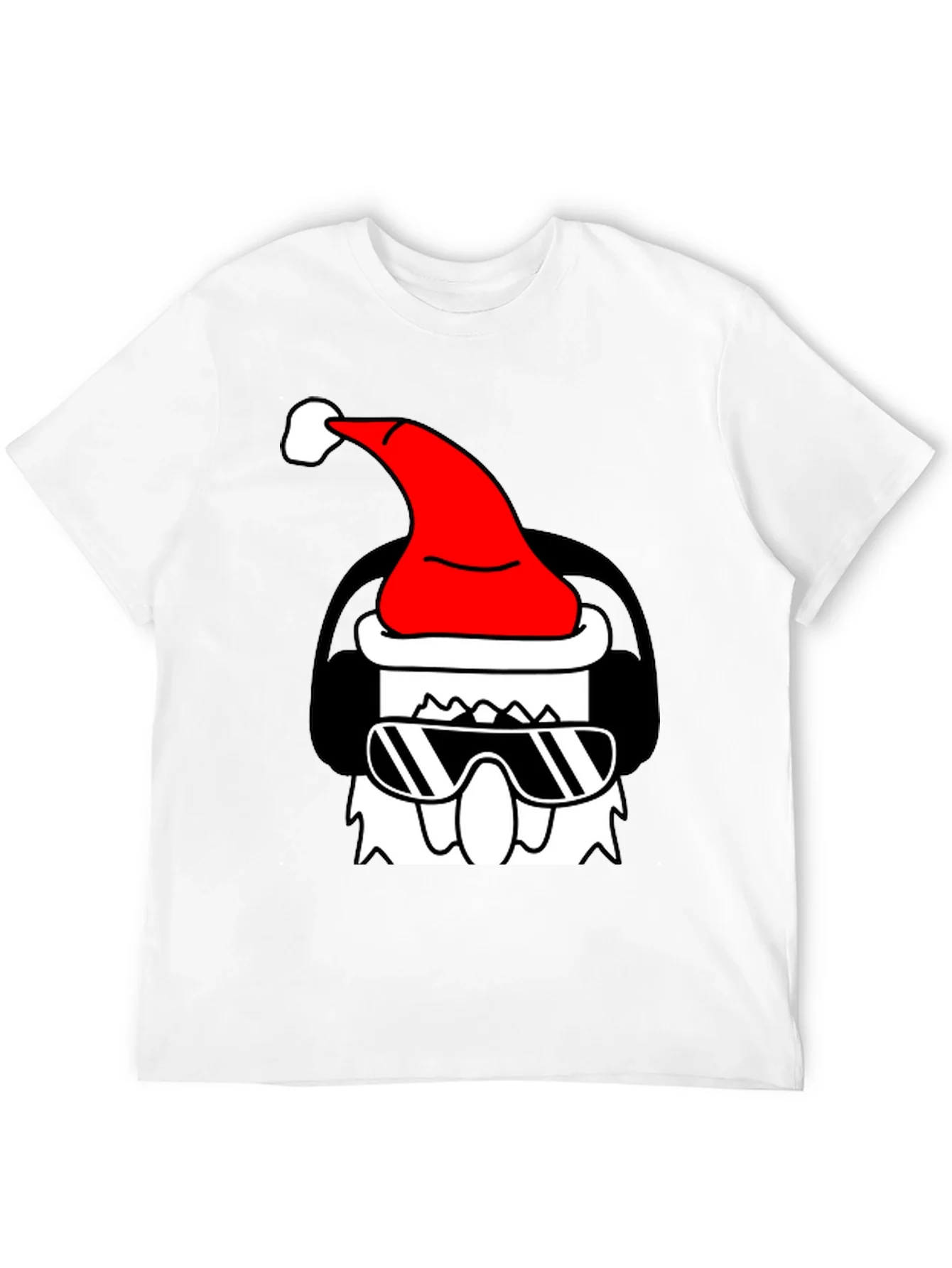 Rebbecca Cool Santa Graphic Tee - Black