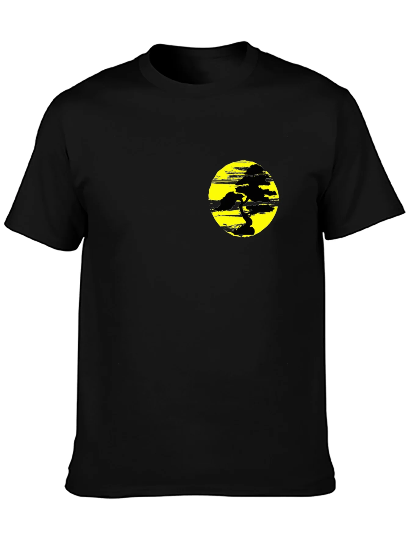 Rebbecca Black T-Shirt with Yellow Bonsai Graphic