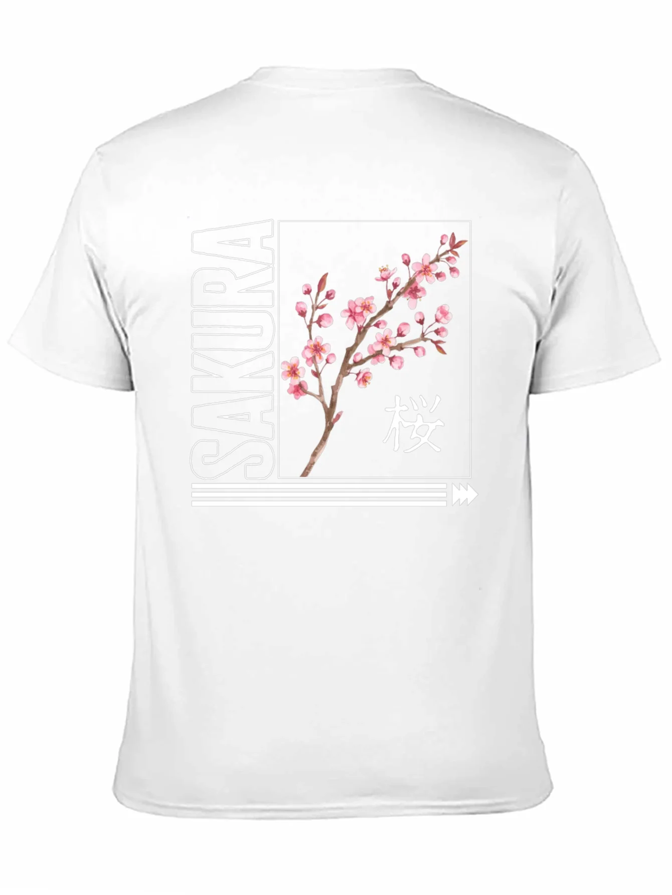 Rebbecca Sakura Blossom Black Graphic T-Shirt