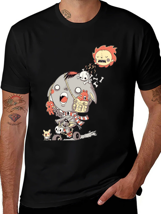Rebbecca Zombie Kid Ride Funny Graphic Tee - Cool Novelty T-Shirt