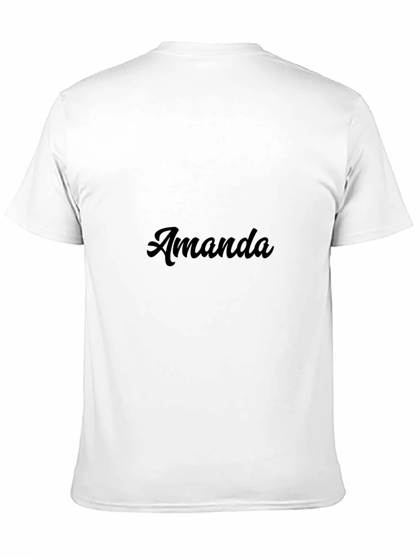 Rebbecca Amanda Custom Name T-Shirt - Stylish Black Tee