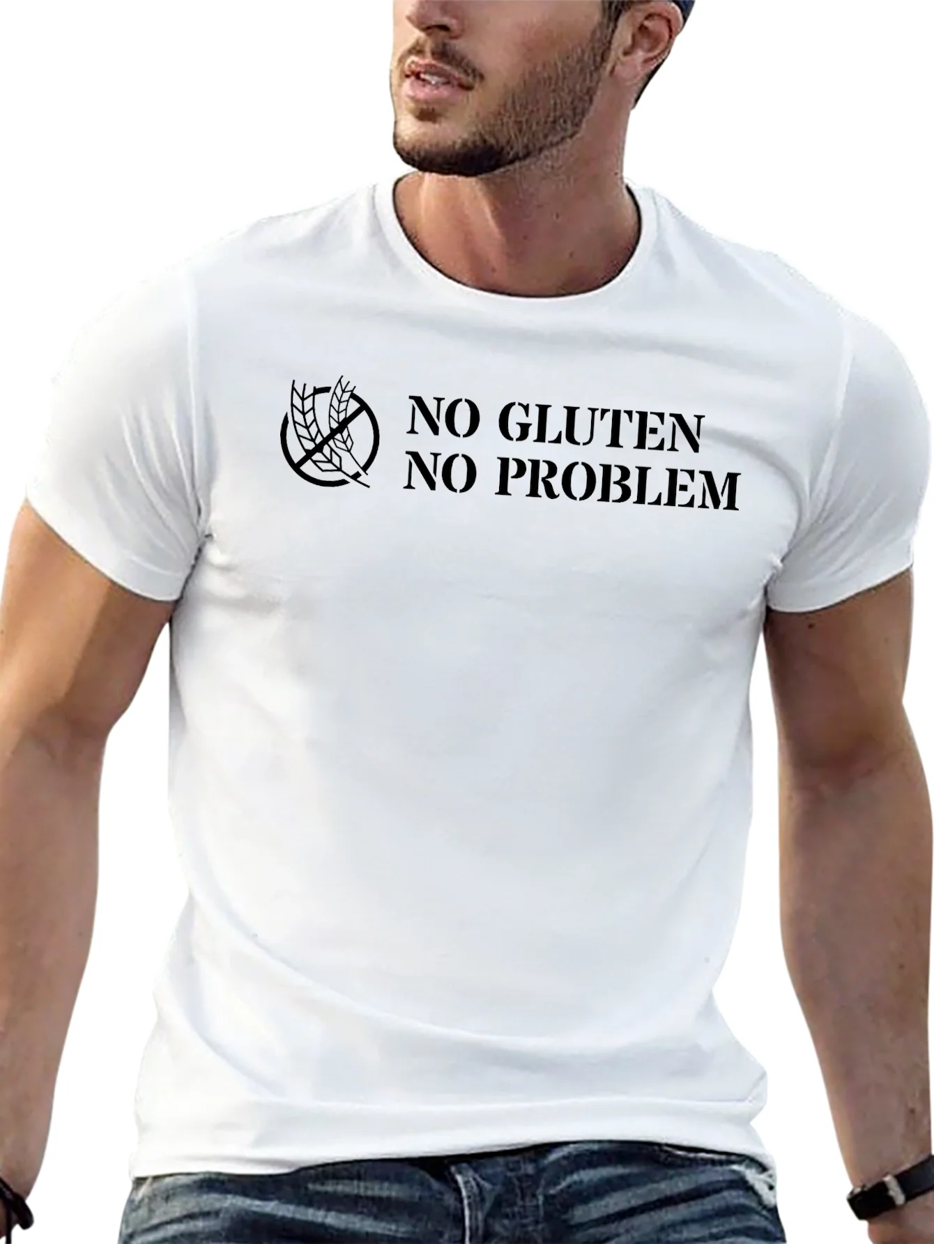 Rebbecca No Gluten No Problem Graphic Tee