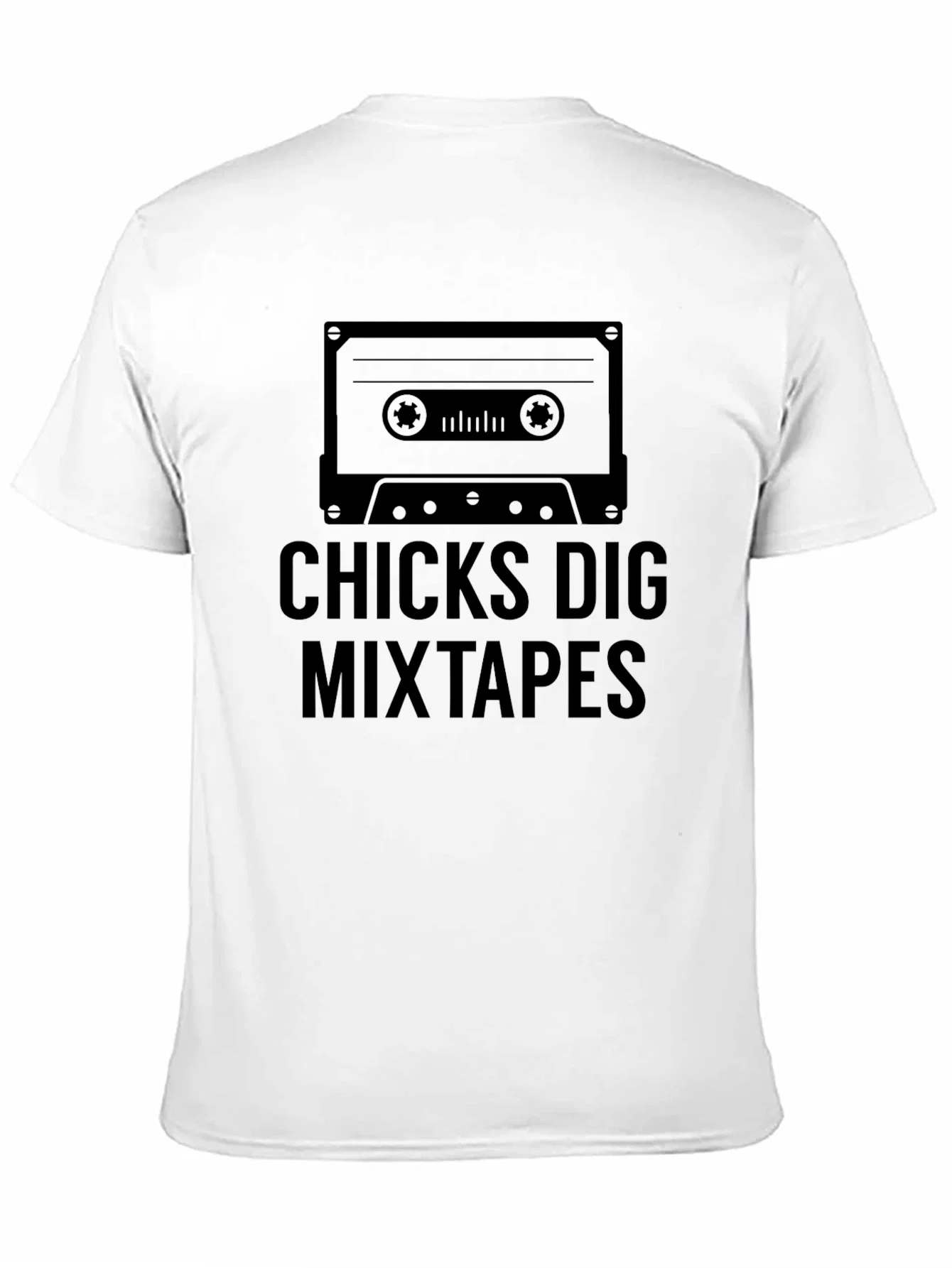 Rebbecca Chicks Dig Mixtapes Graphic Tee - Black